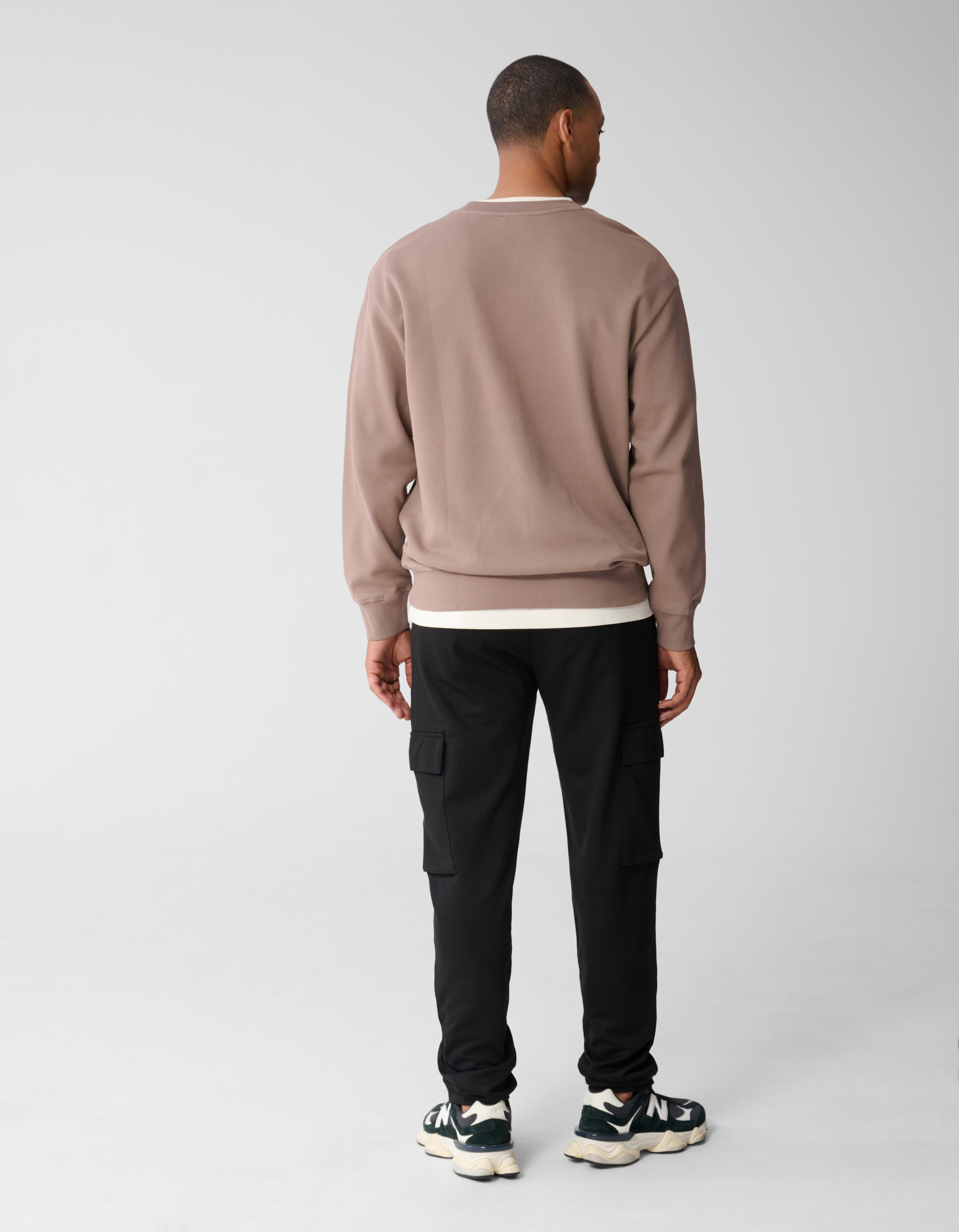 Big Sparkle Sweater Lichtbruin SHOEBY MEN