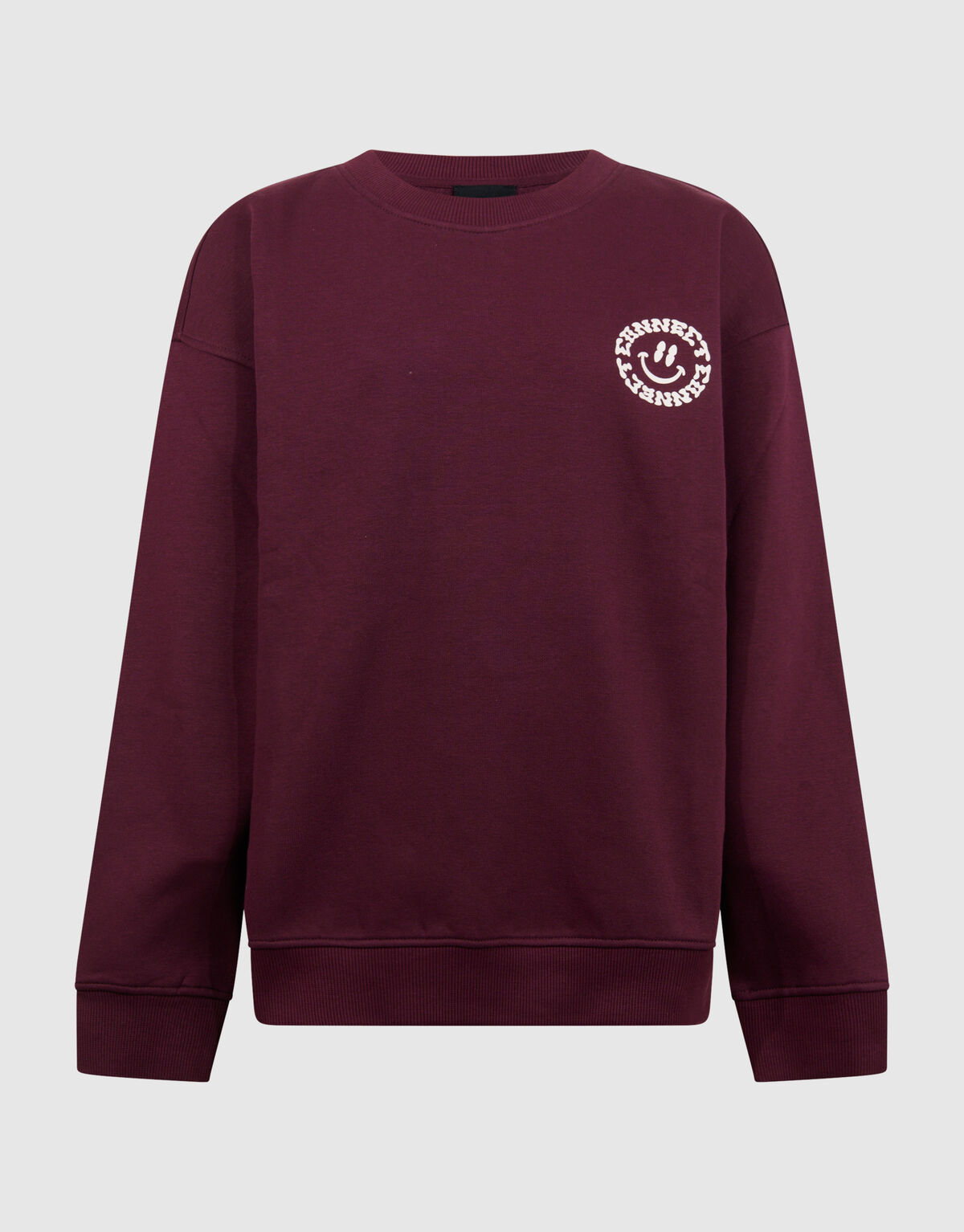 Connect Artwork Sweater Donkerrood SHOEBY BOYS