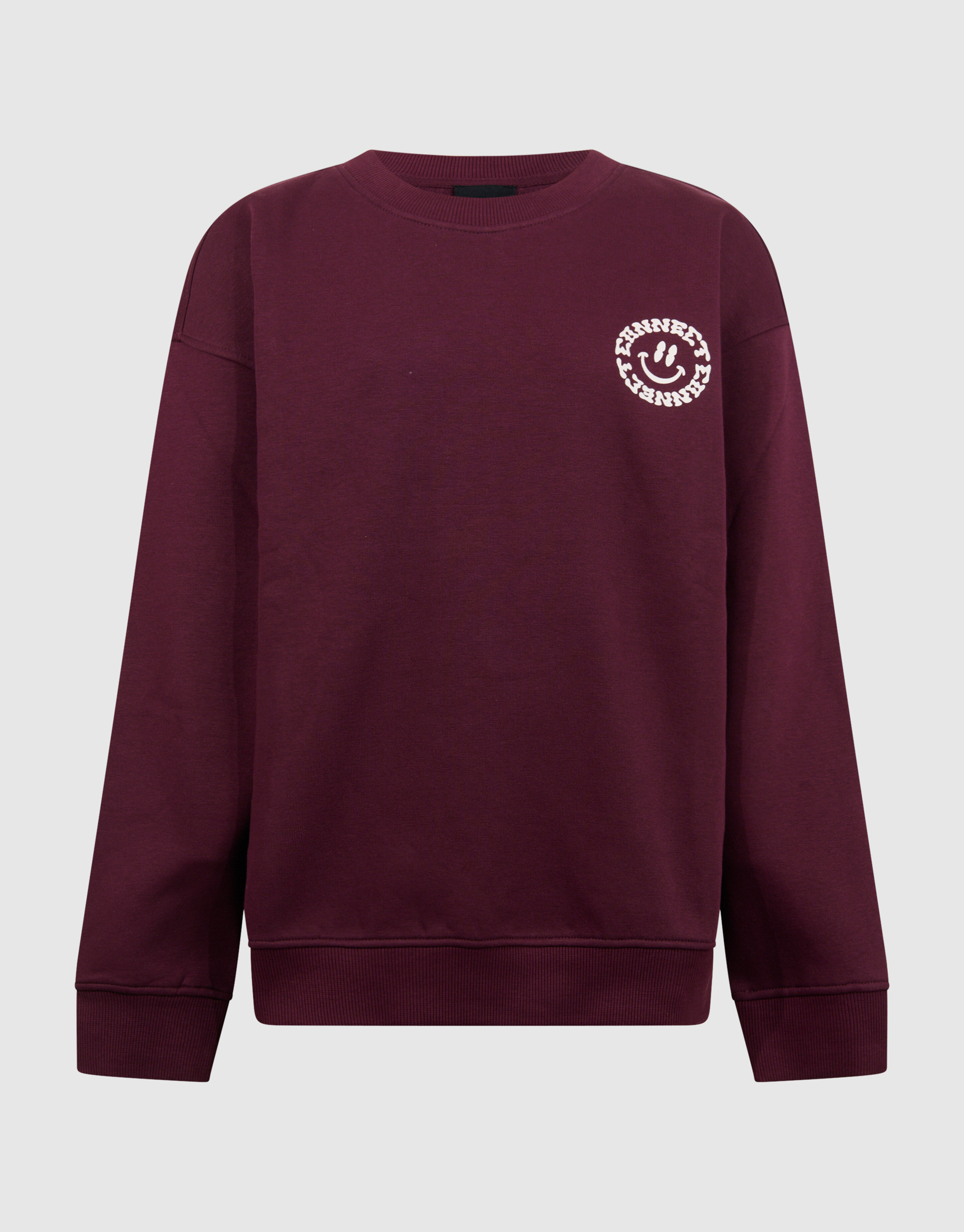 Connect Artwork Sweater Donkerrood SHOEBY BOYS