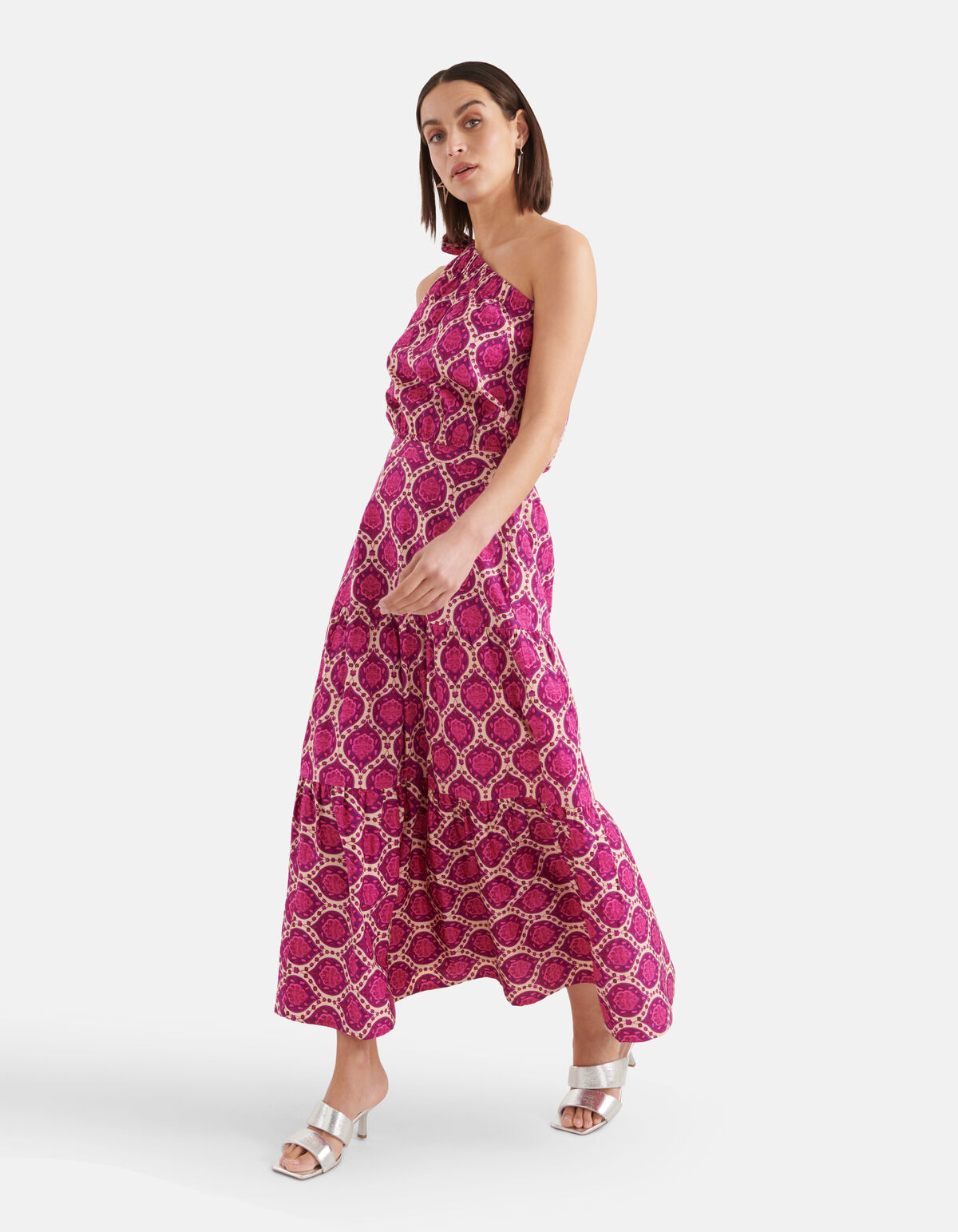 Grafische Maxi Rok Paars SHOEBY WOMEN