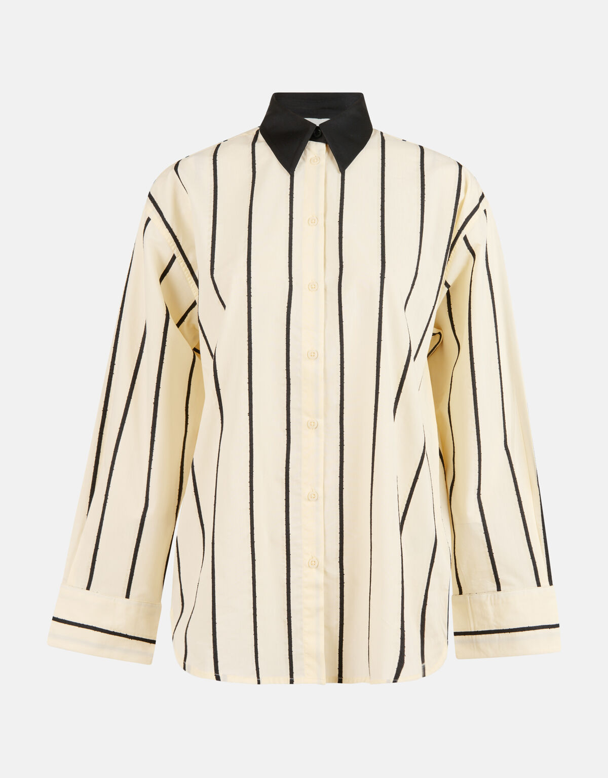 Gestreepte Blouse Gebroken Wit/Zwart SHOEBY WOMEN