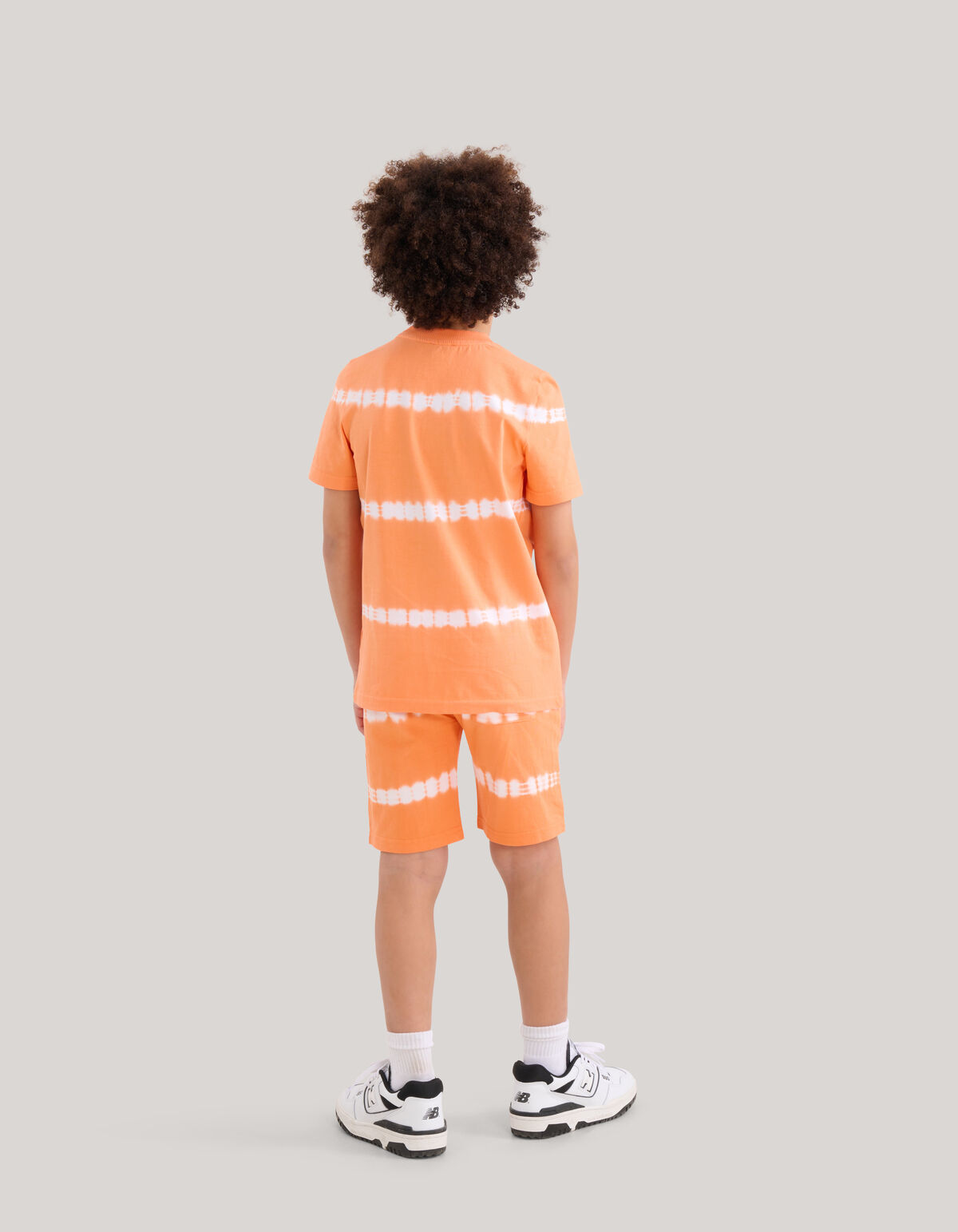 Tie Dye T-shirt Oranje SHOEBY BOYS