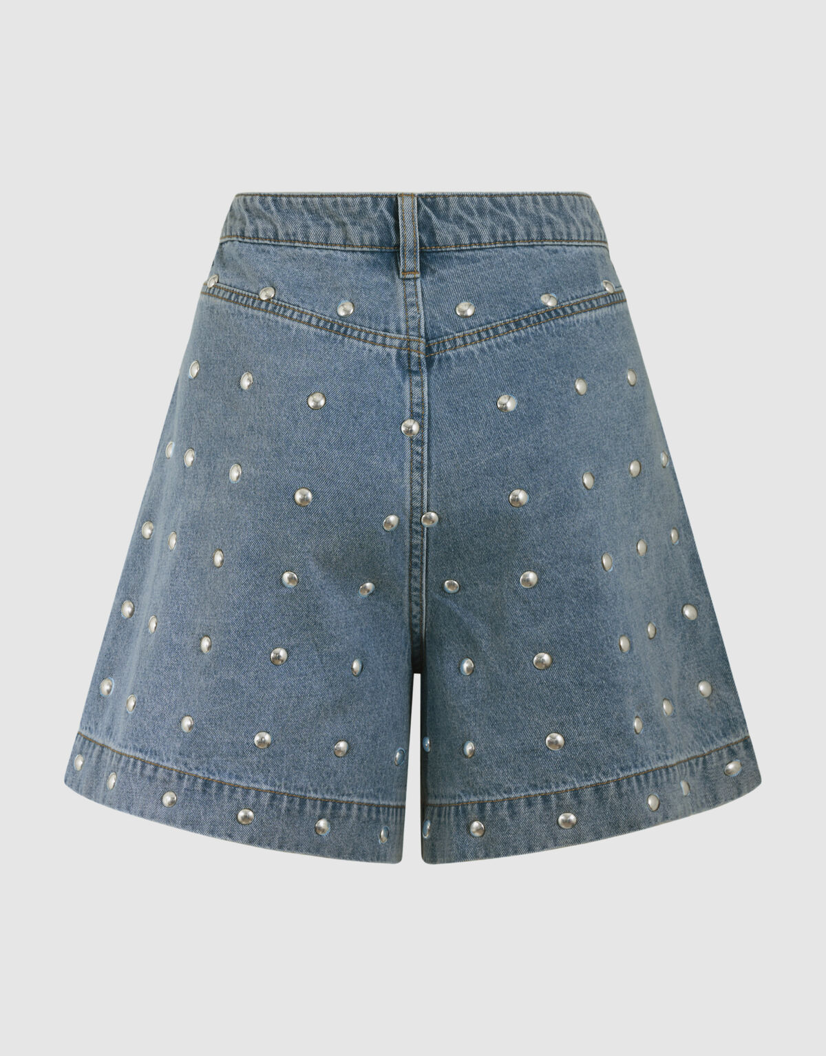 Denim Studs Short Mediumstone By Lizzy SHOEBY WOMEN