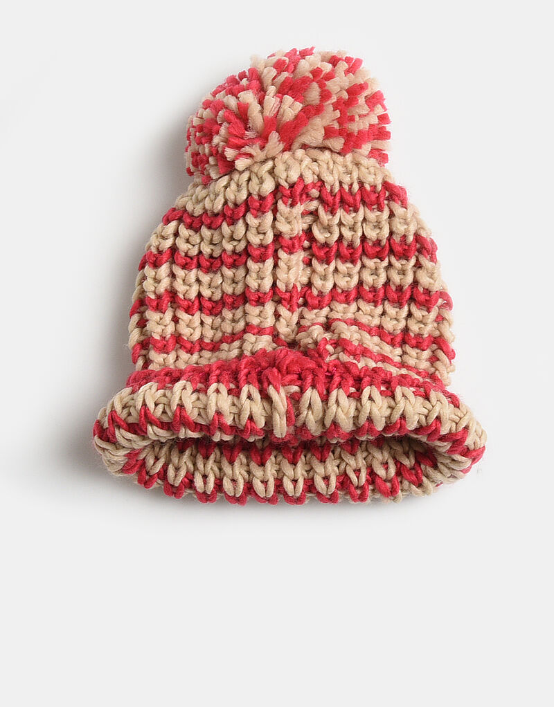 Striped Gebreide Muts