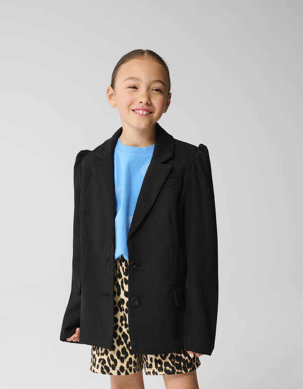 Puff Blazer Zwart SHOEBY GIRLS