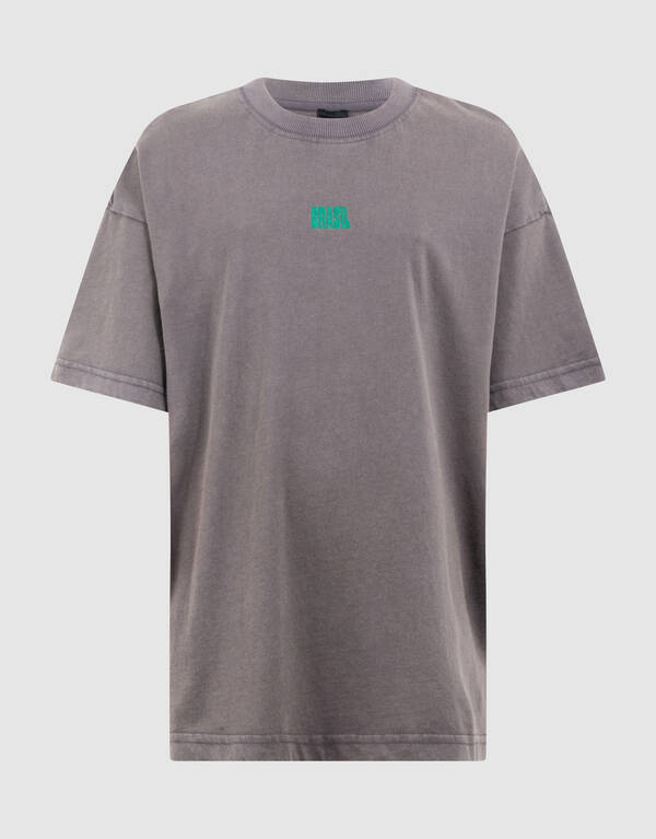 Brasil Artwork T-shirt Donkergrijs SHOEBY BOYS