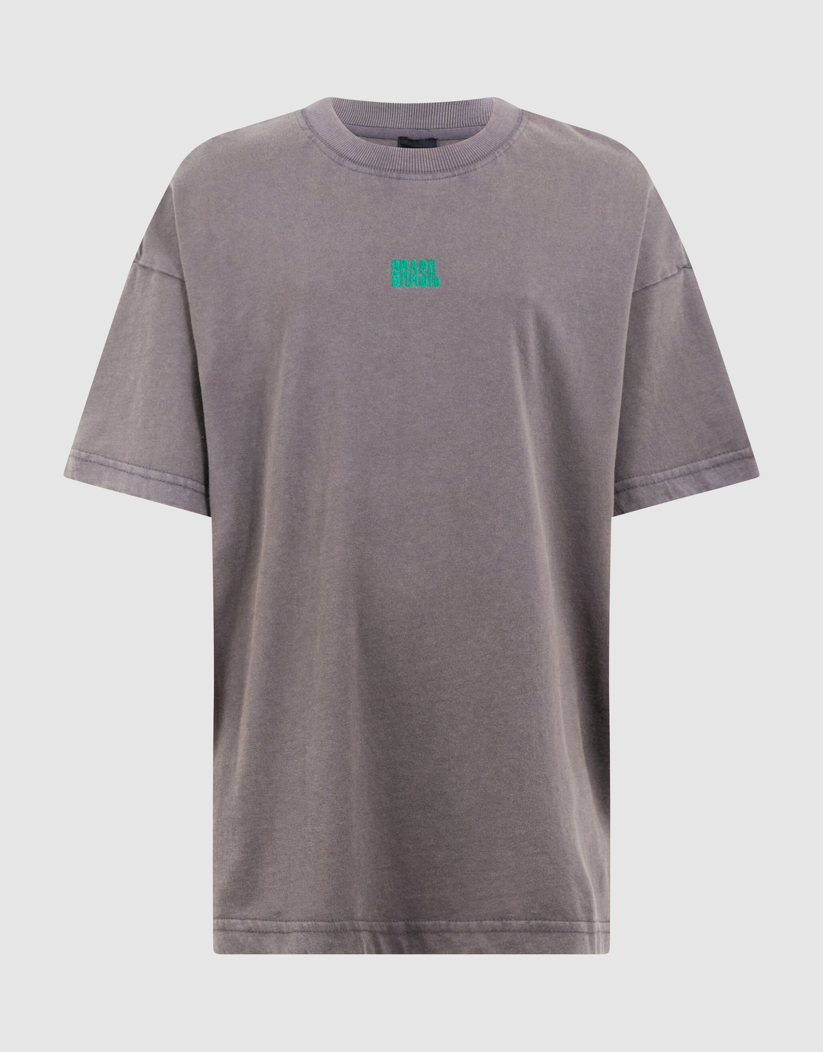 Brasil Artwork T-shirt Donkergrijs SHOEBY BOYS