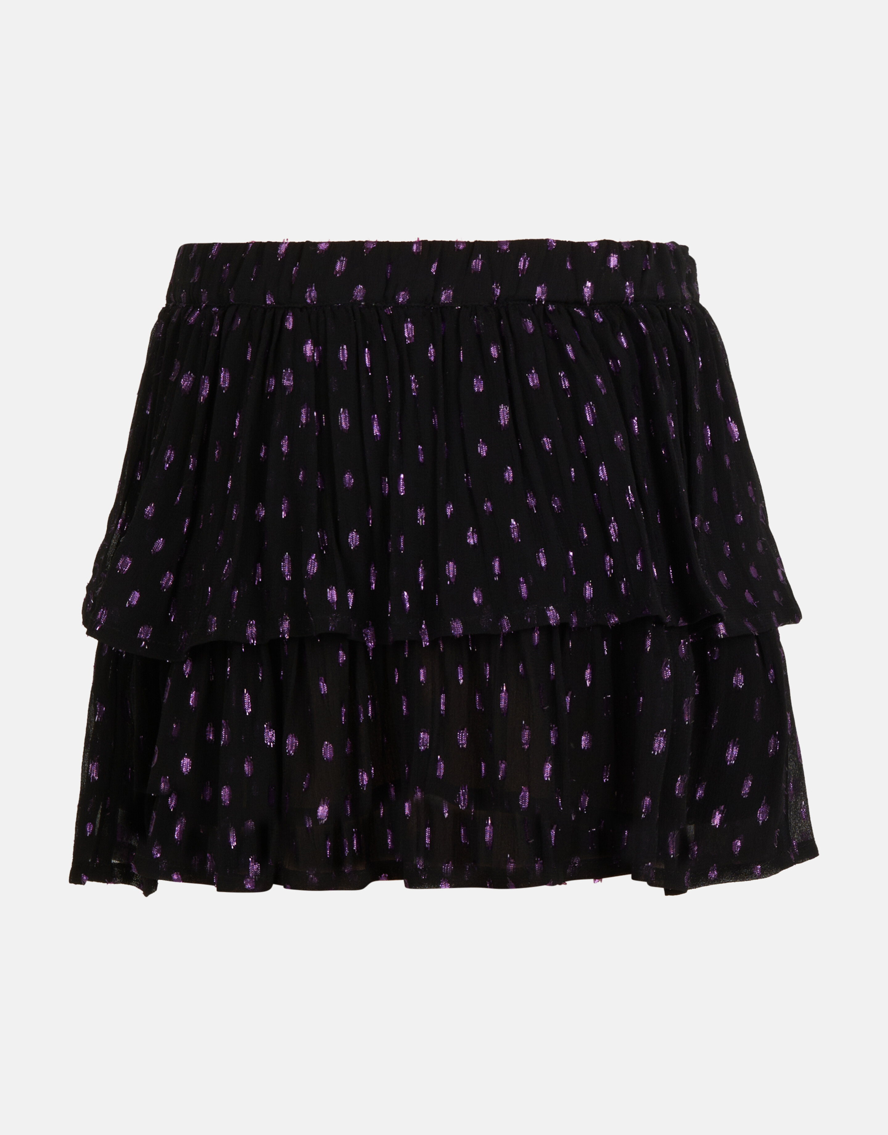 Lurex Glitter Rok Zwart SHOEBY GIRLS