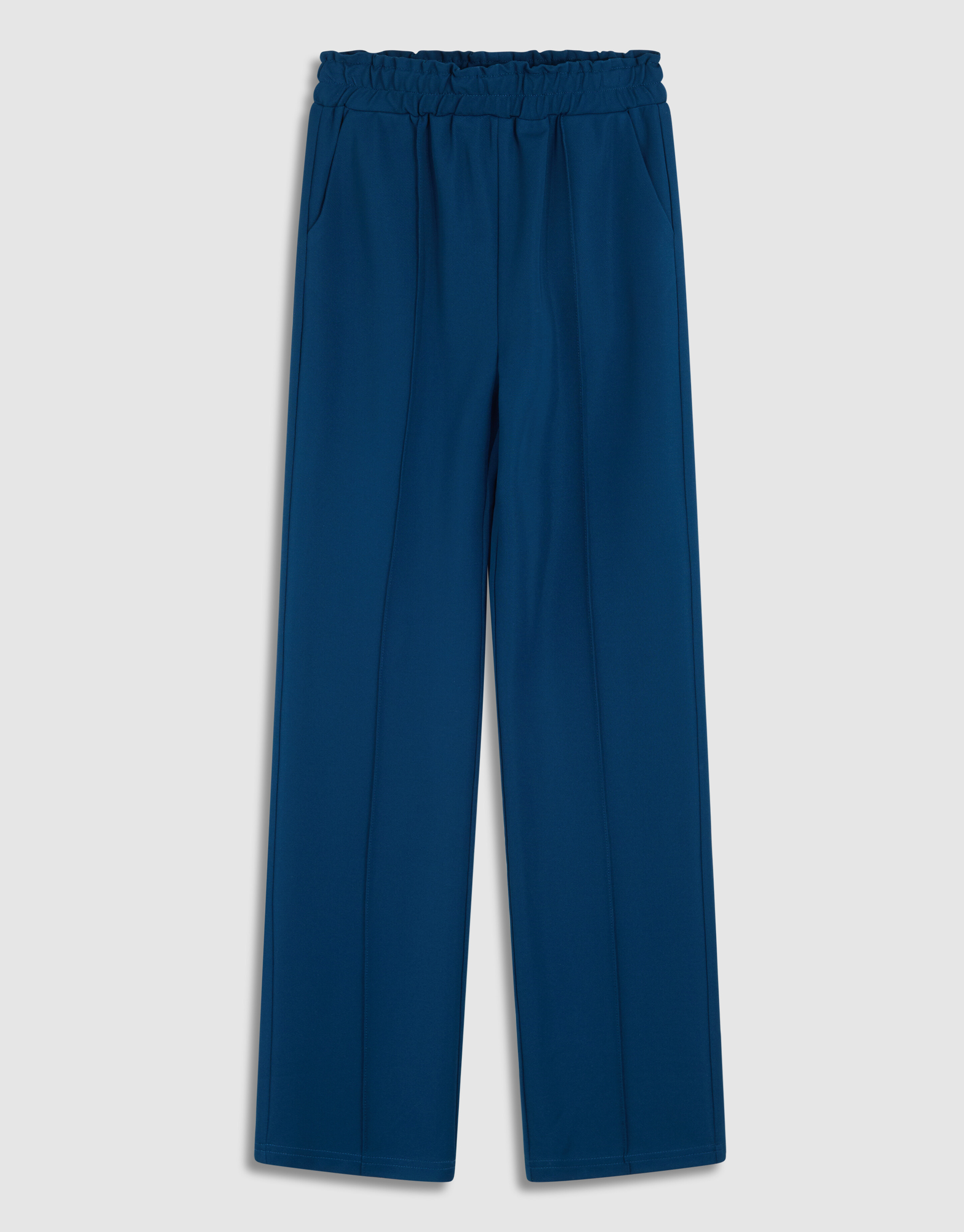 Basis Wide Leg Broek Donkerblauw SHOEBY GIRLS