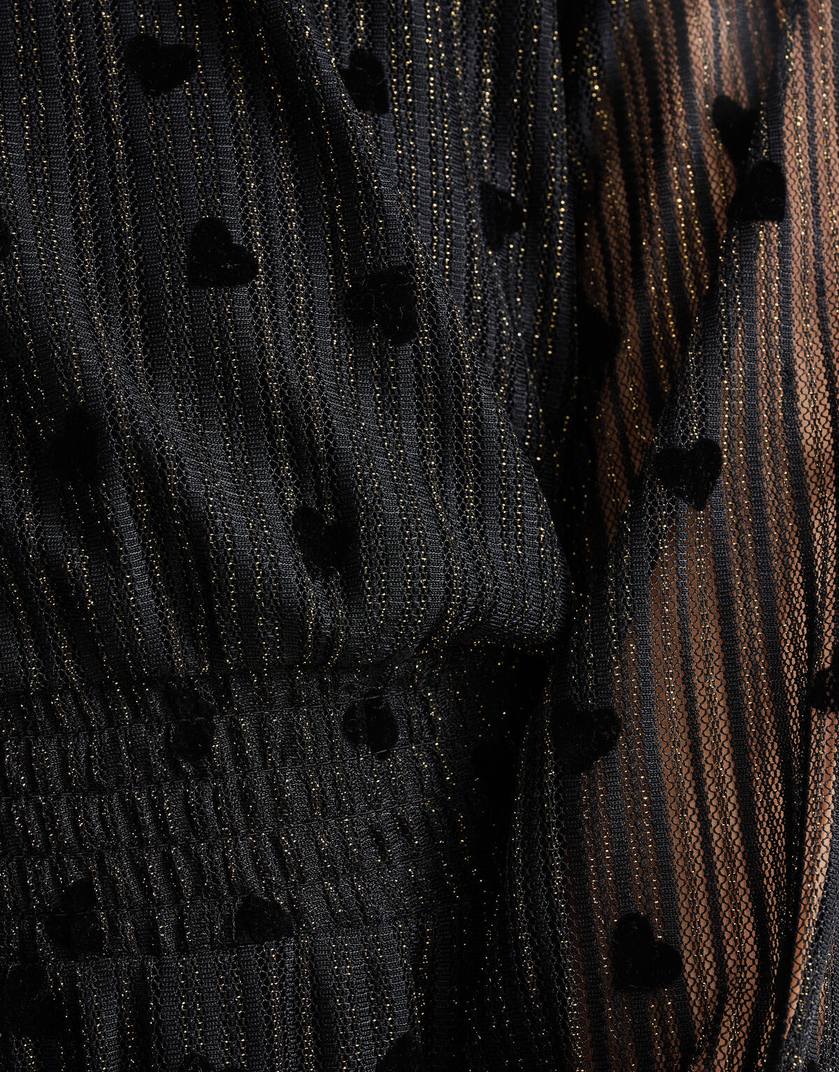 Mesh Jurk Zwart SHOEBY GIRLS