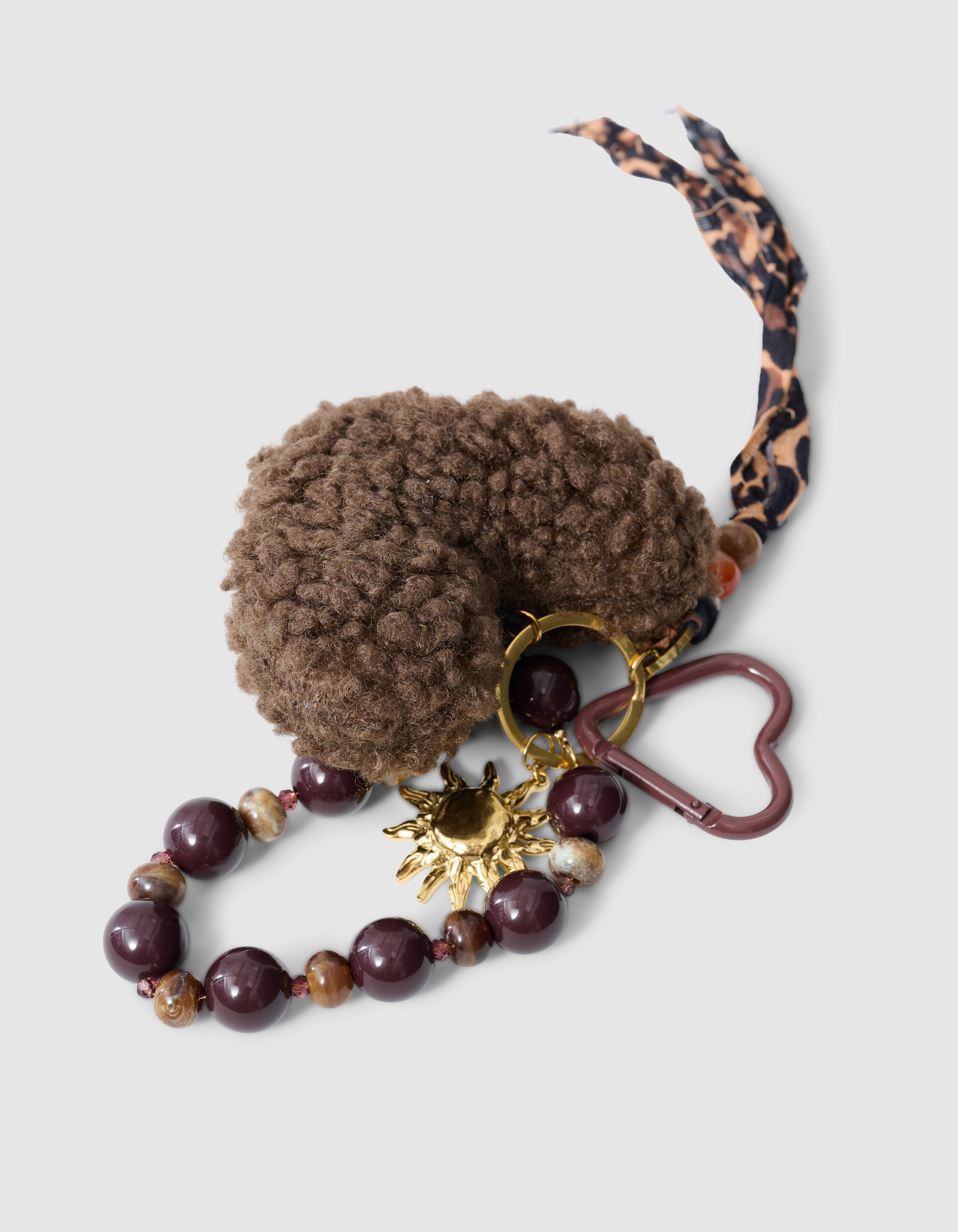 Teddy Heart Bagcharm Bruin SHOEBY ACCESSOIRES