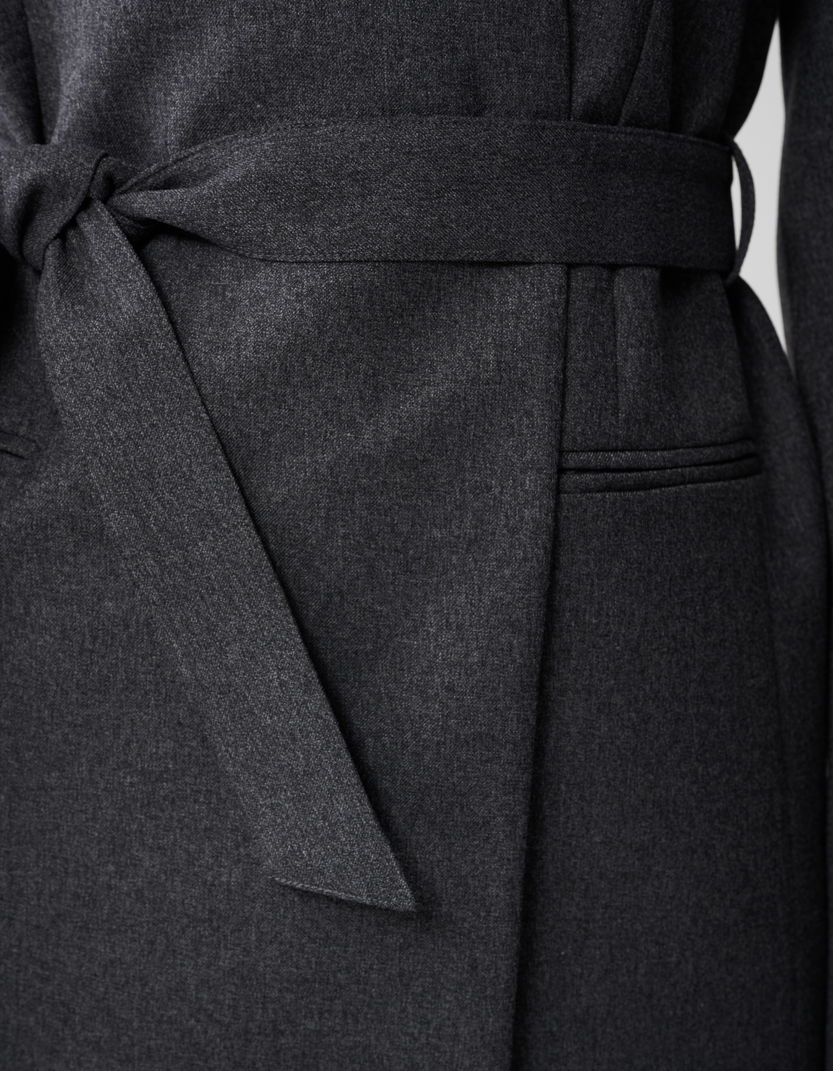 Oversized Wrap Blazer Donkergrijs By Lonneke SHOEBY WOMEN