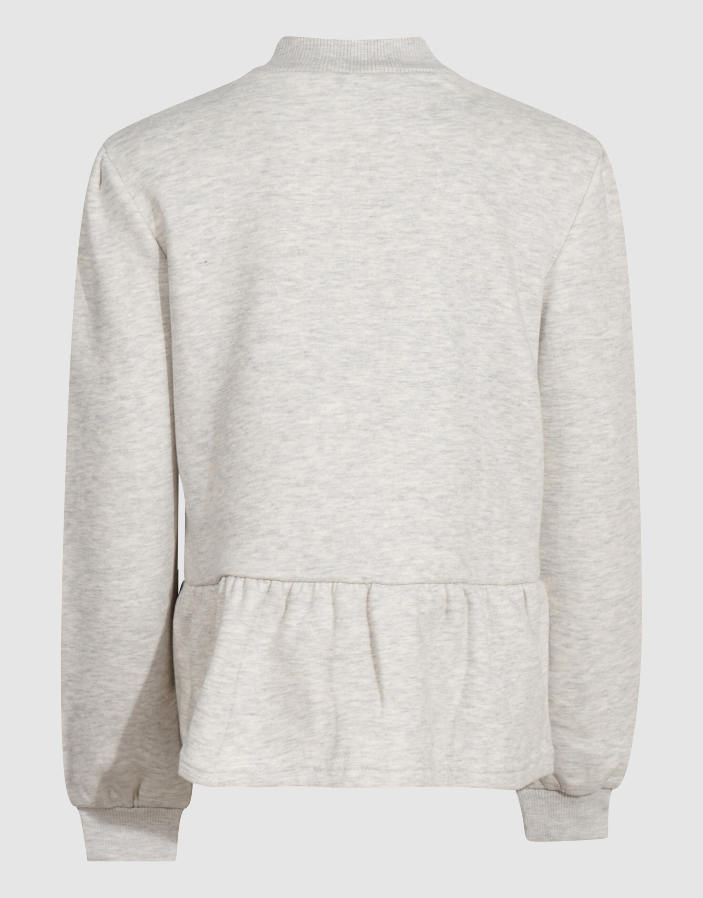 Peplum Sweater Lichtgrijs SHOEBY GIRLS