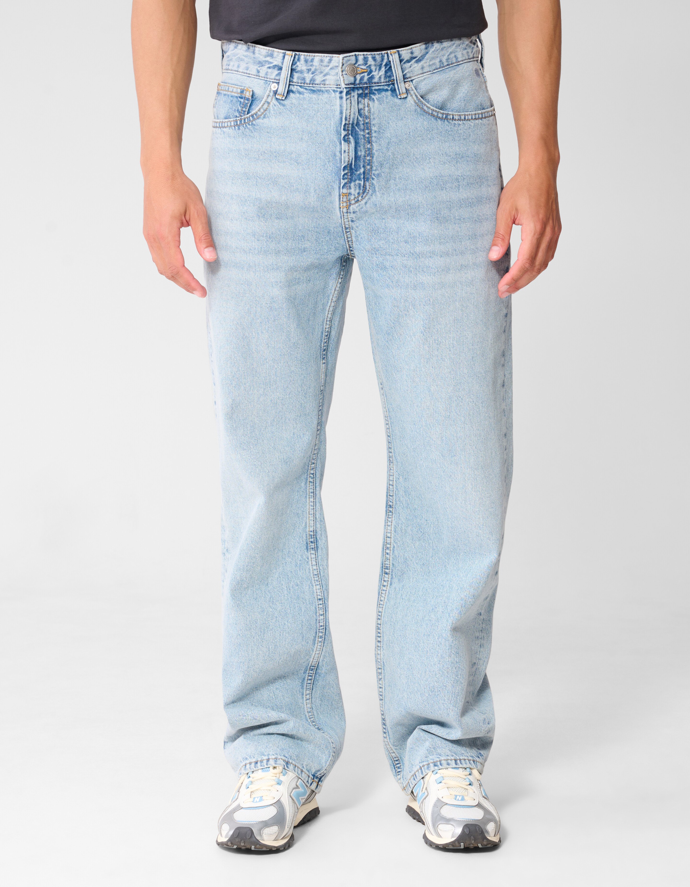 Relaxed Fit Jeans Bleached L32 SHOEBY MEN
