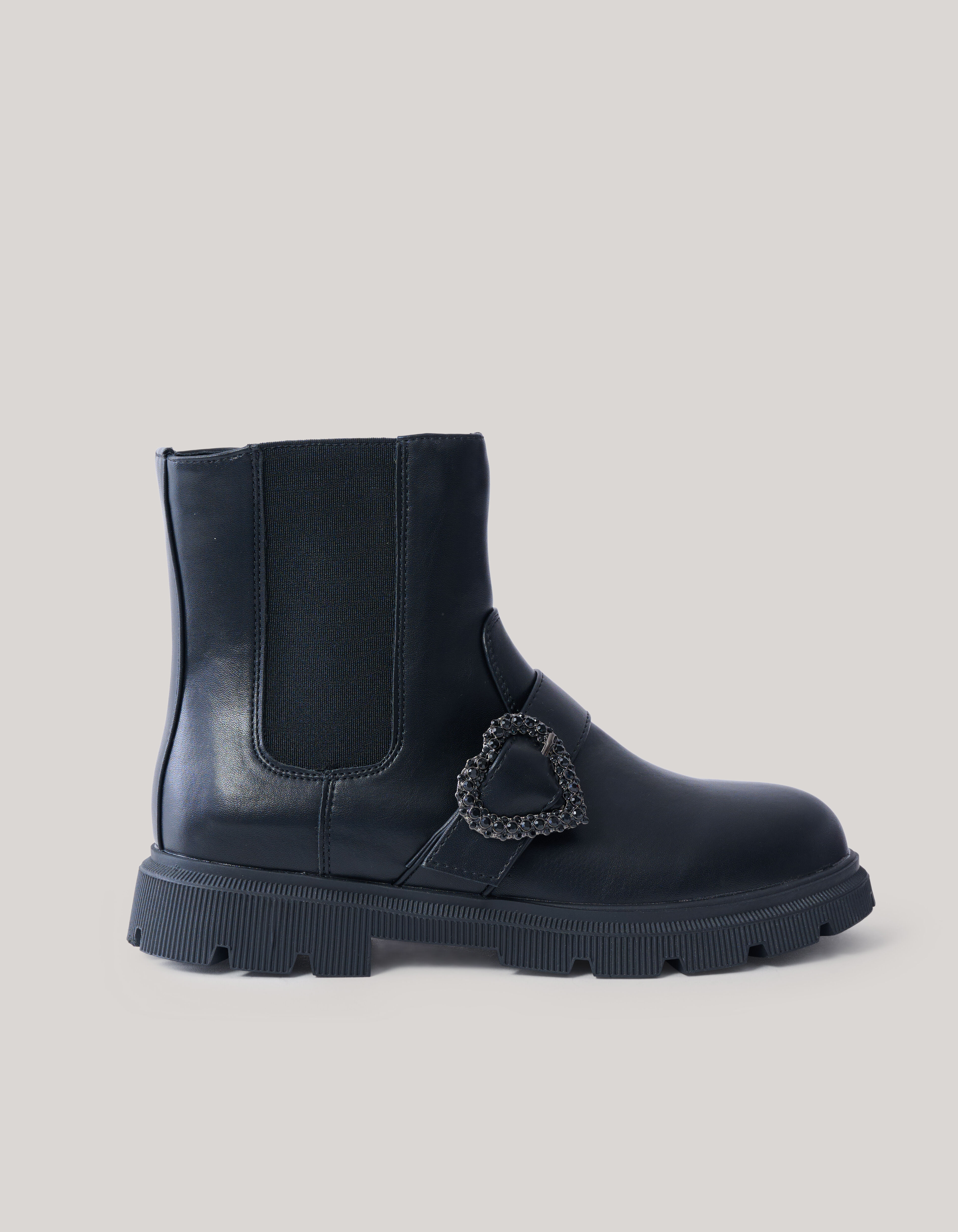Heart Laarzen Zwart Shoeby