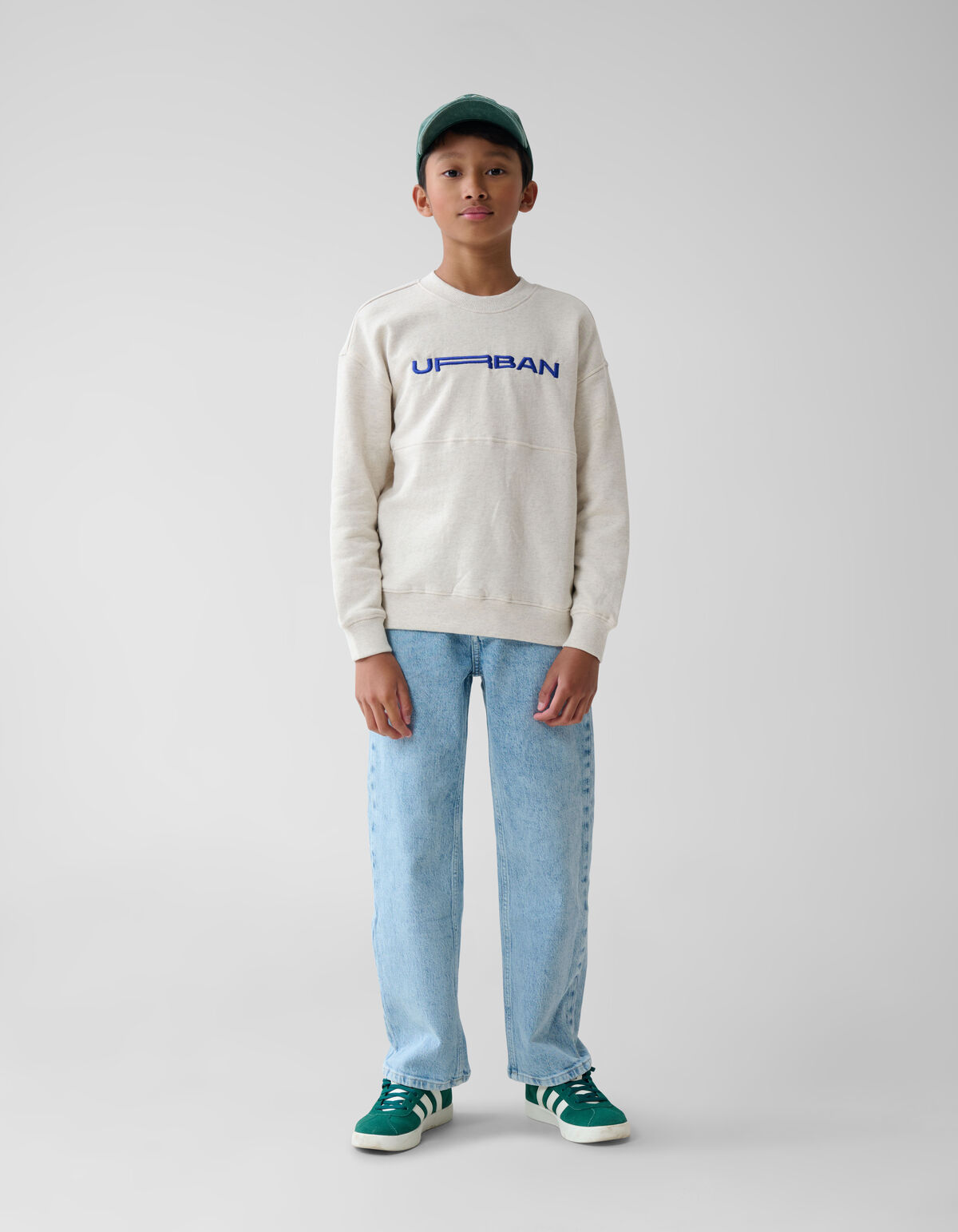 Artwork Sweater Lichtgrijs SHOEBY BOYS
