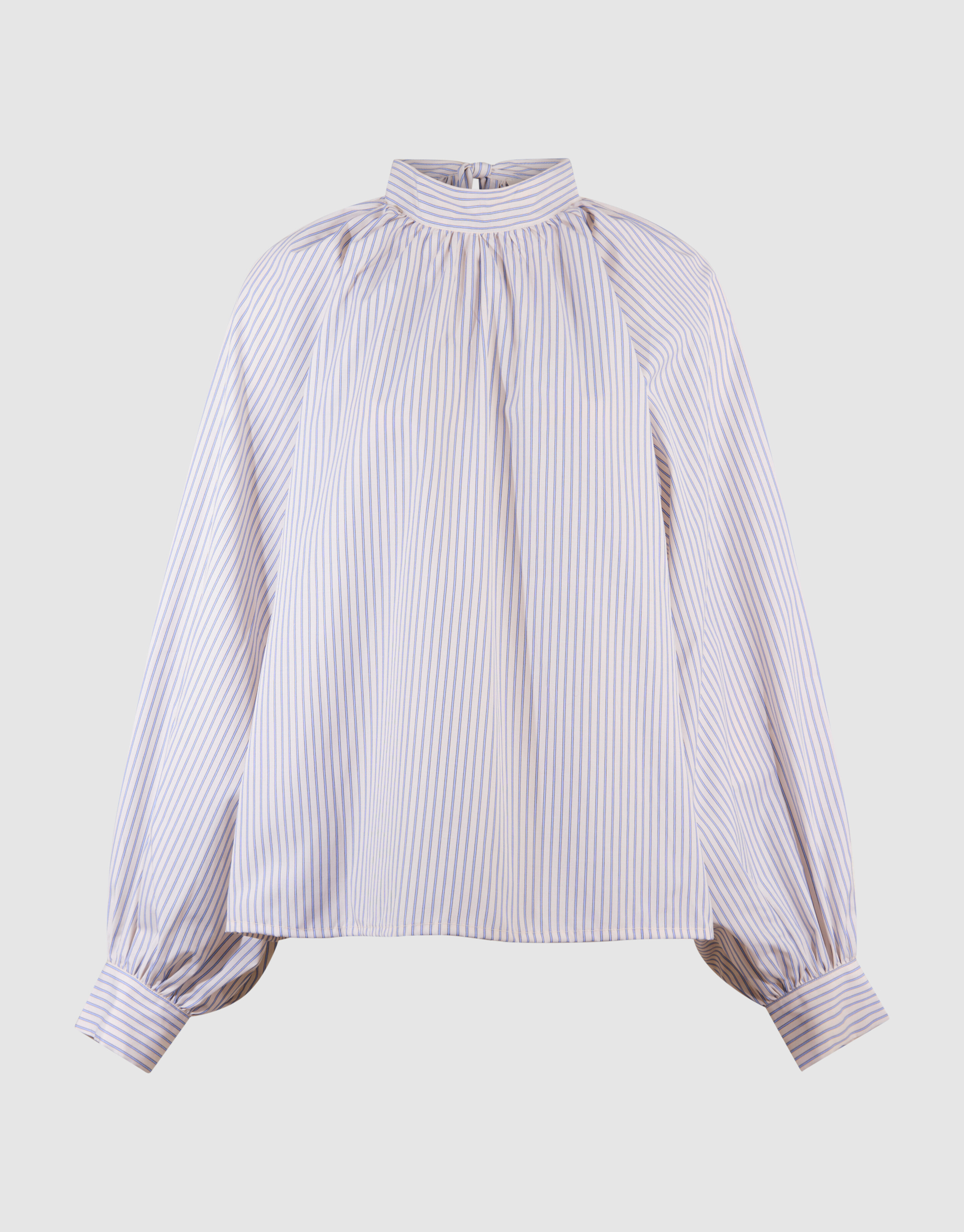 Stripe Strik Blouse Blauw SHOEBY WOMEN
