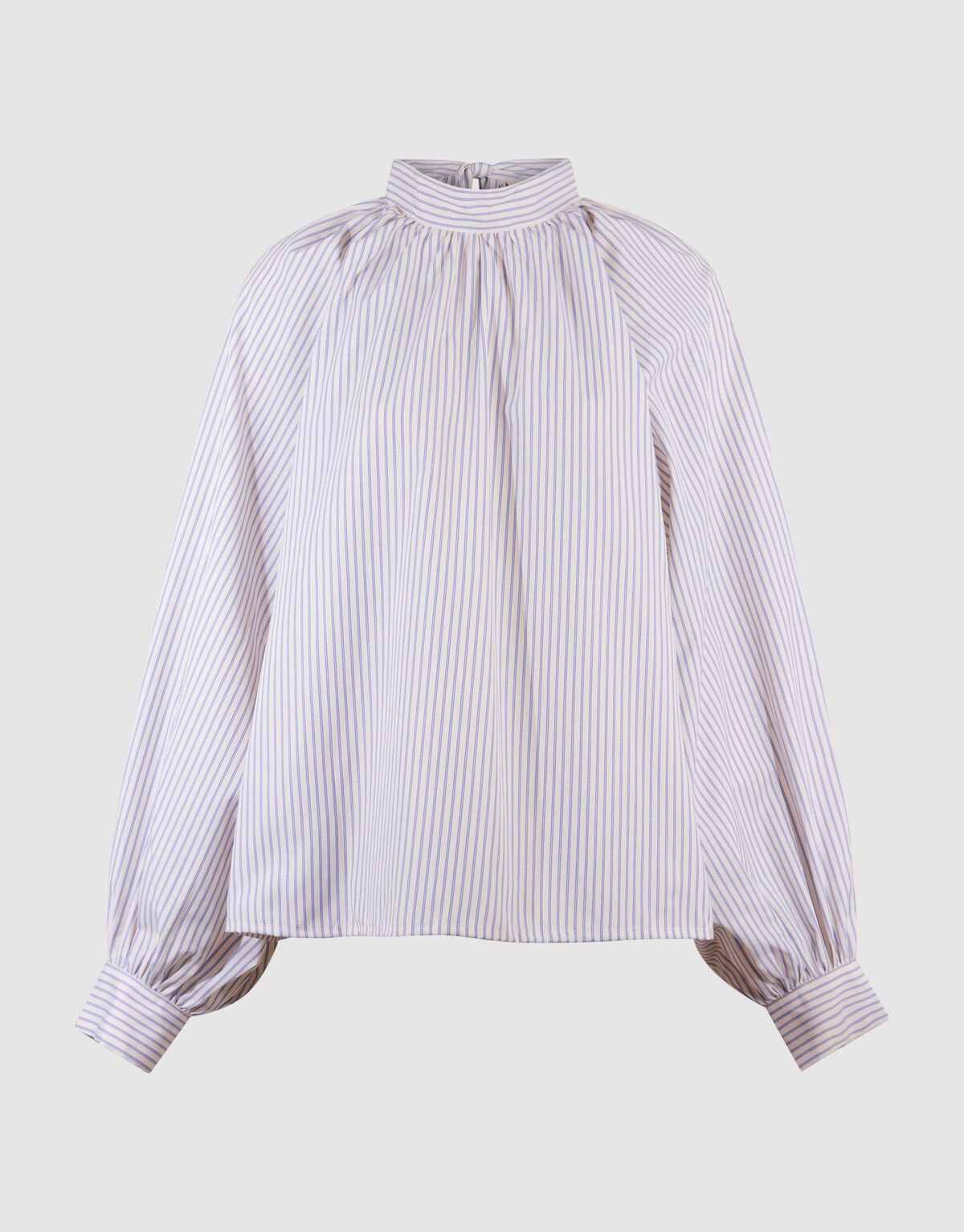 Stripe Strik Blouse Blauw SHOEBY WOMEN