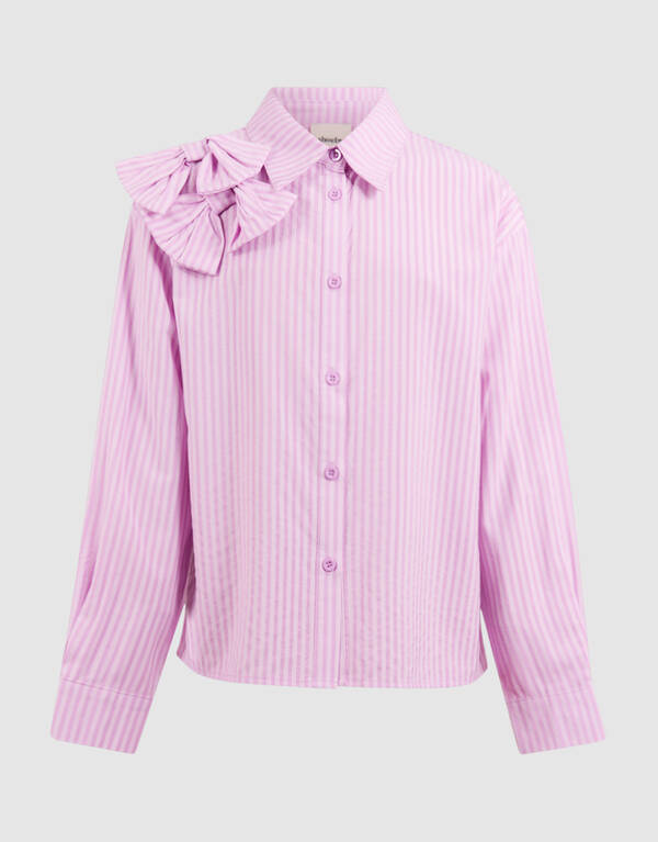 Stripe Strik Blouse Roze SHOEBY GIRLS