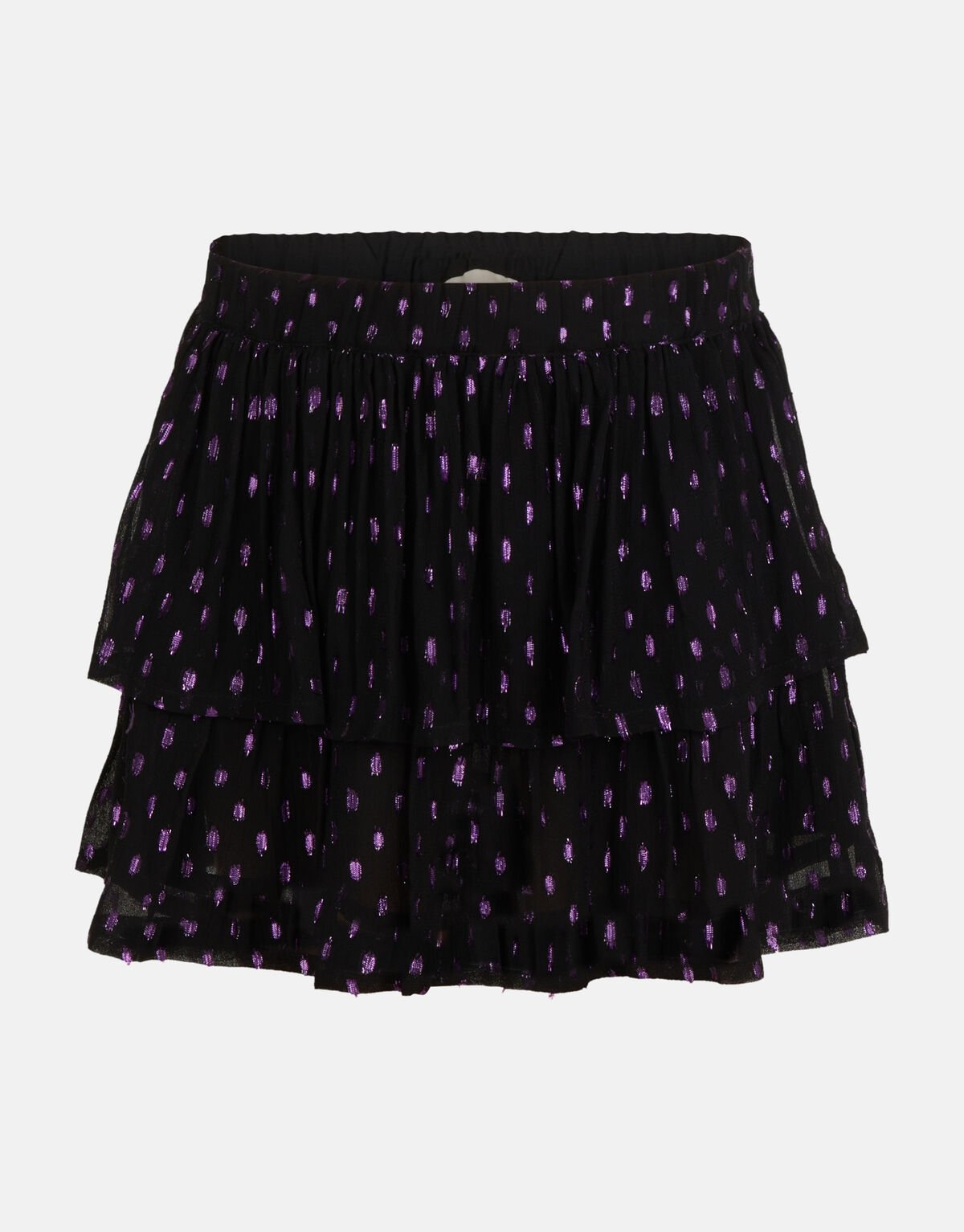 Lurex Glitter Rok Zwart SHOEBY GIRLS