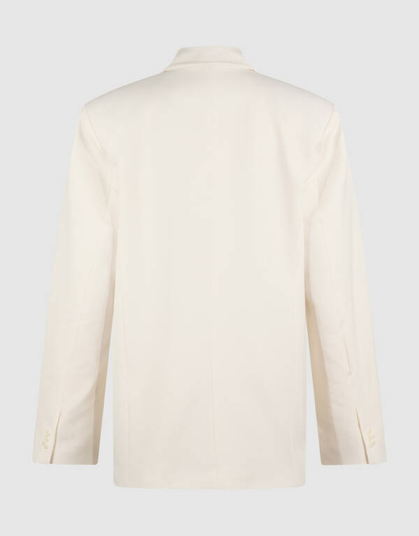 Oversized Blazer Gebroken Wit SHOEBY WOMEN