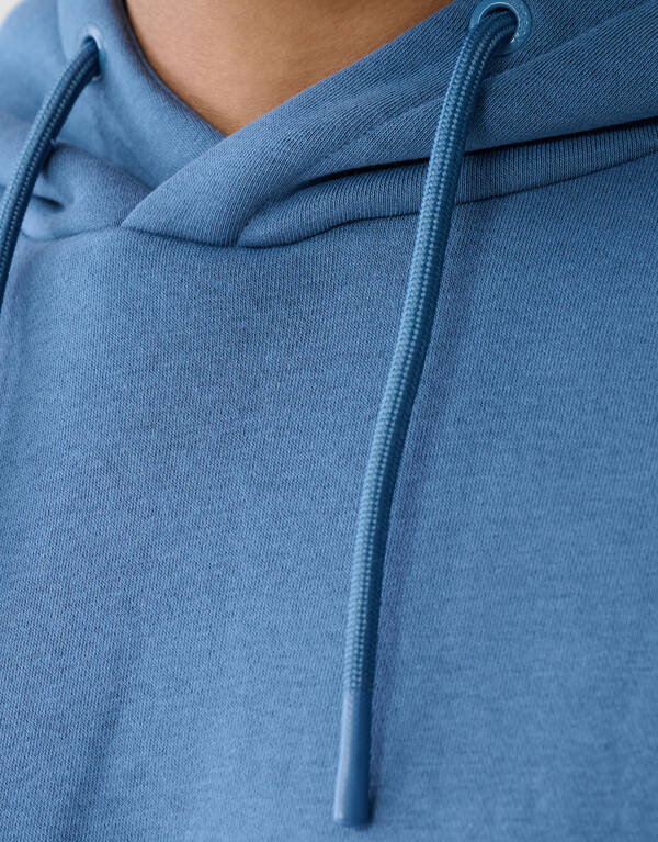 Label Sweat Hoodie Blauw SHOEBY MEN
