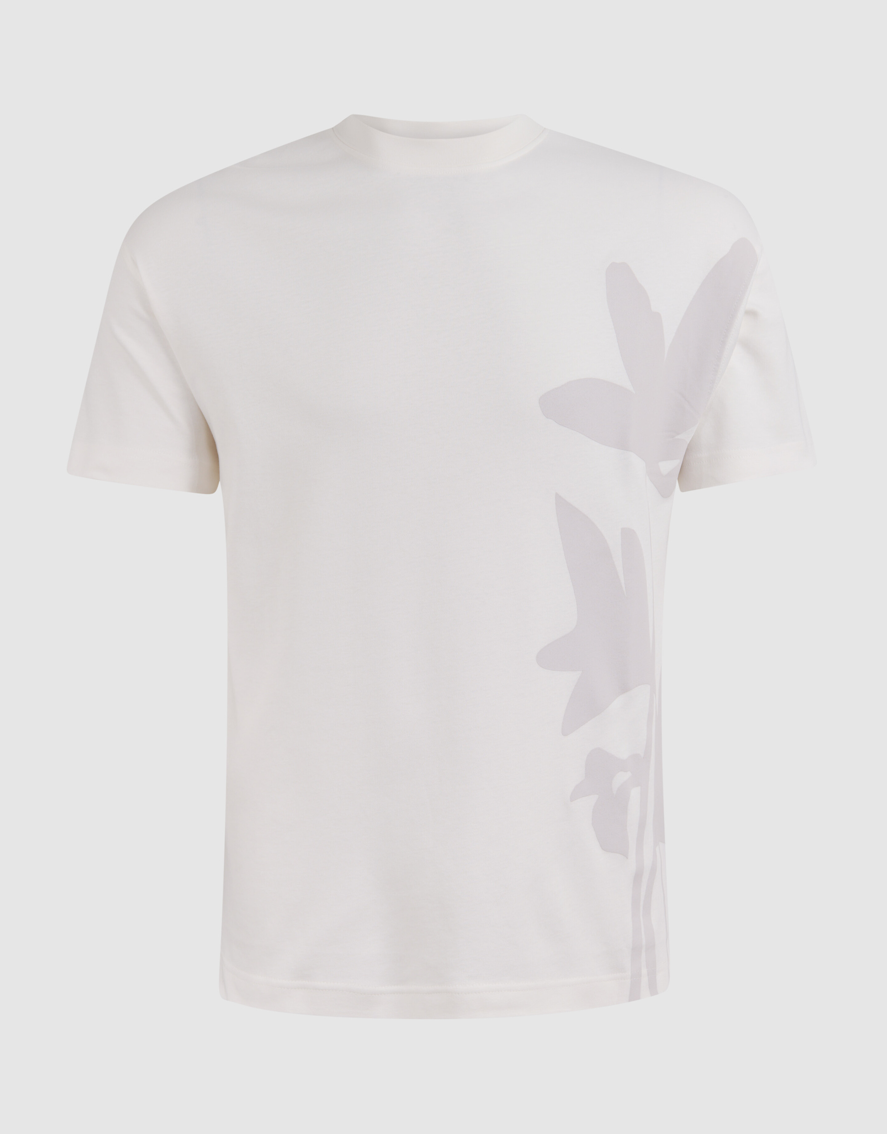 Flower Artwork T-shirt Gebroken Wit SHOEBY MEN