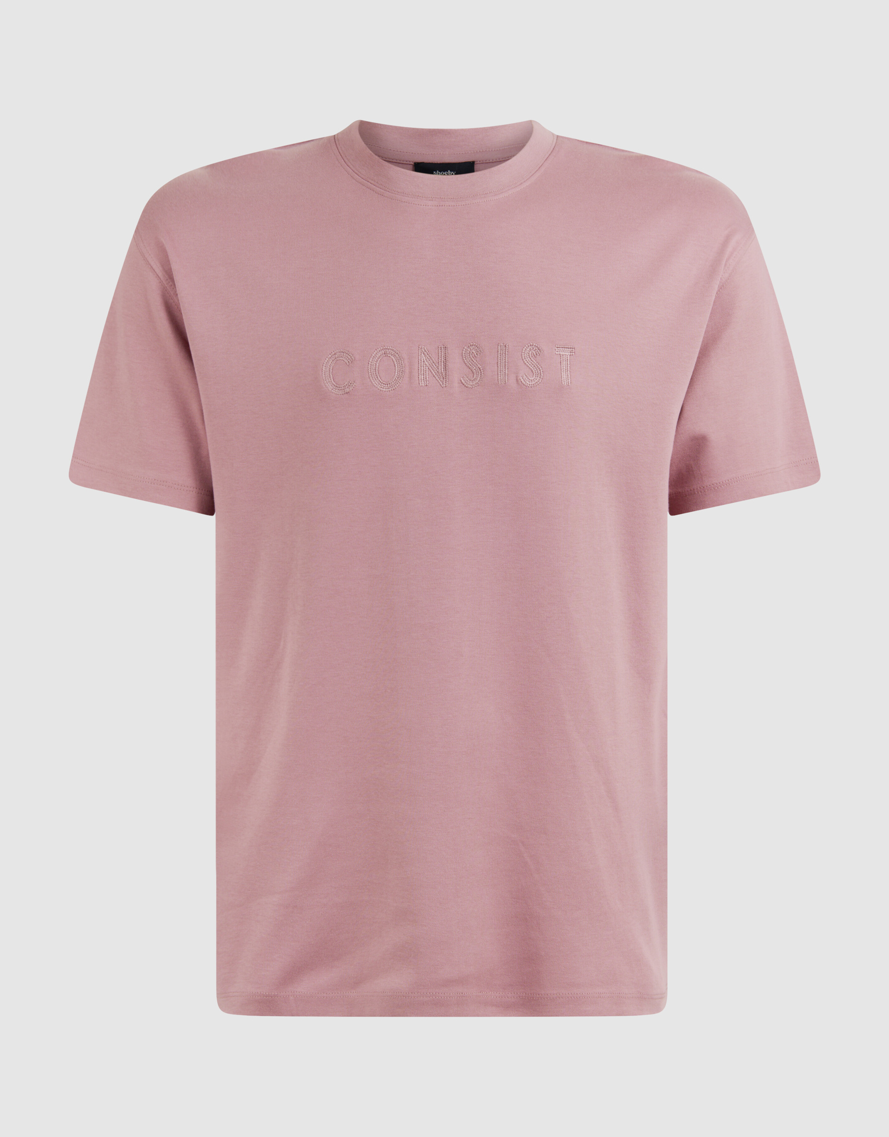 Embroidery Artwork T-shirt Roze SHOEBY MEN