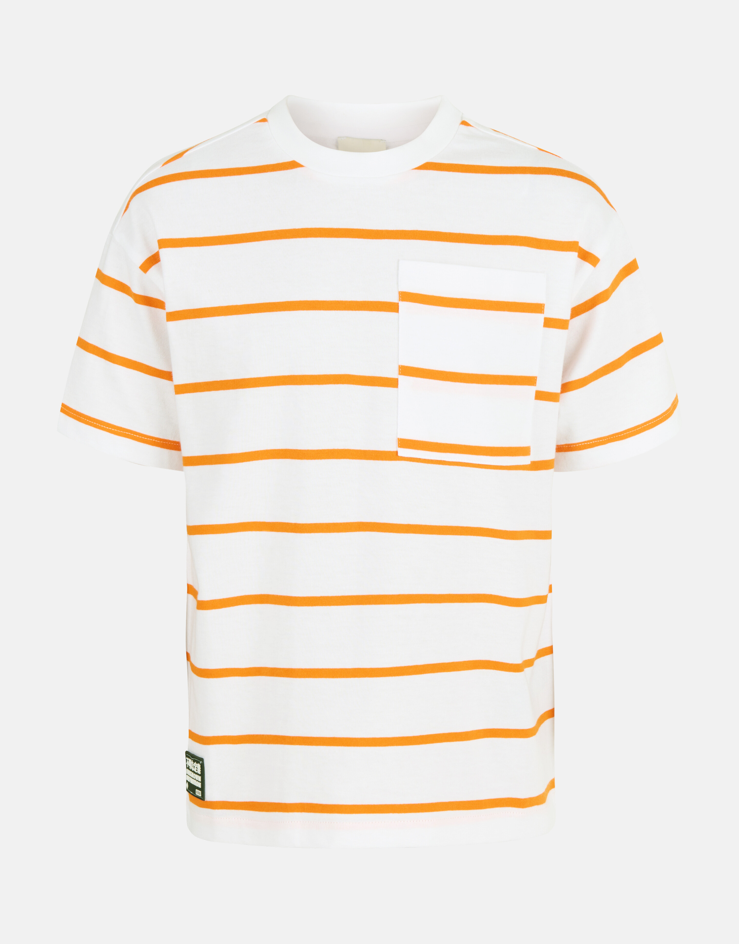Gestreepte T-shirt Wit SHOEBY BOYS