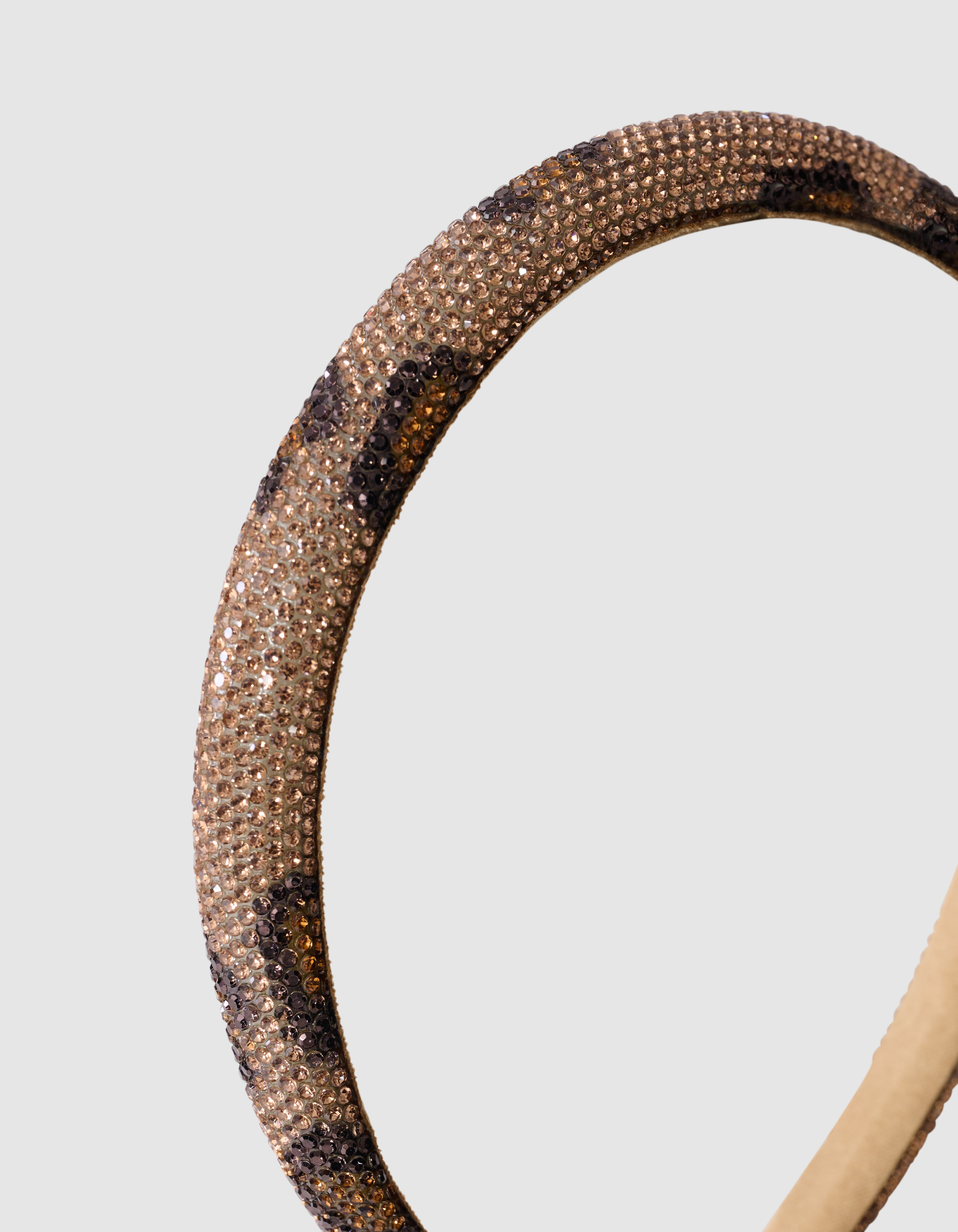 Leopard Strass Haarband Bruin SHOEBY ACCESSOIRES