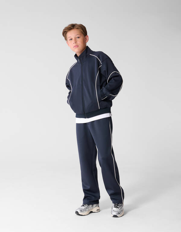 Sporty Piping Jack Donkerblauw SHOEBY BOYS