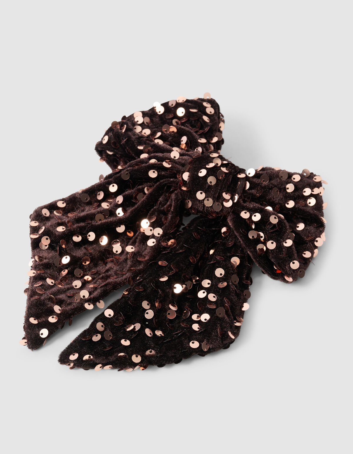 Sequin Strik Haarclip Bruin SHOEBY GIRLS