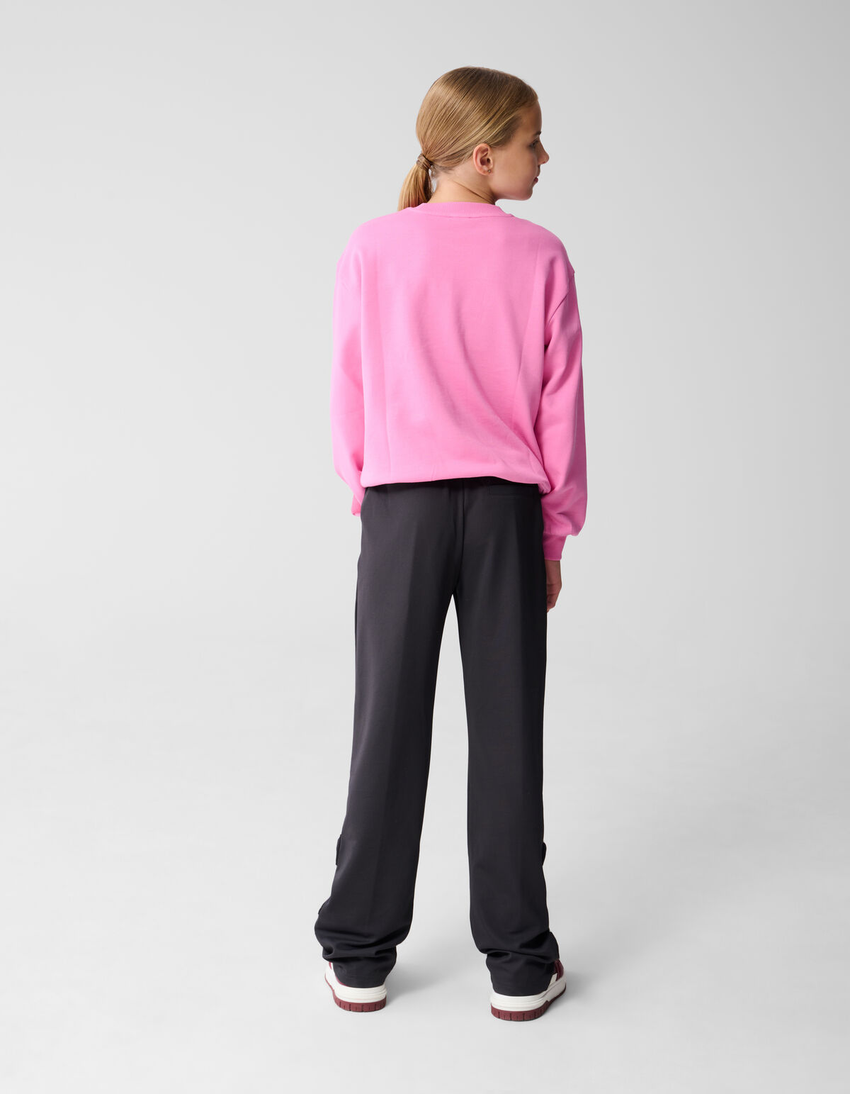 Love Artwork Sweater Roze SHOEBY GIRLS