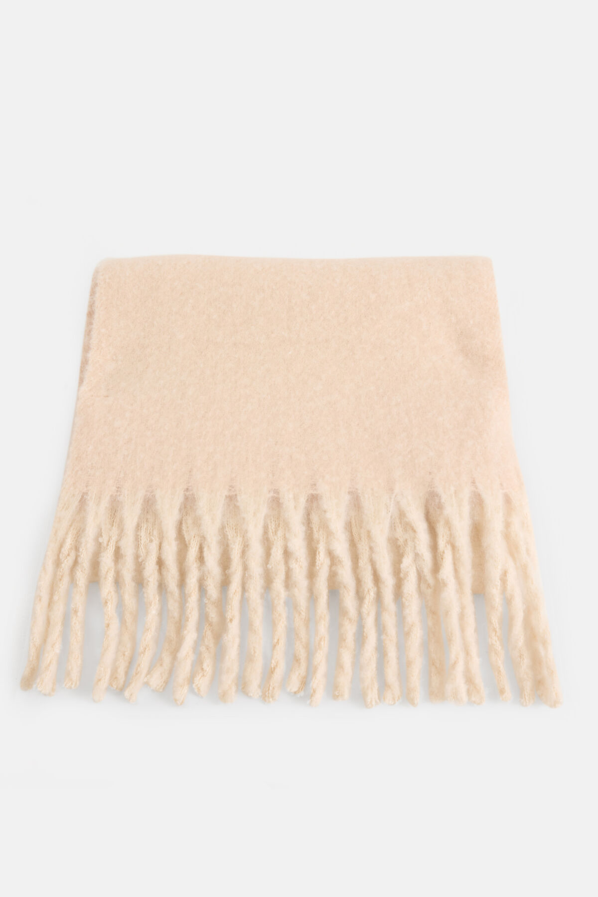 Gebreide Sjaal Beige SHOEBY ACCESSOIRES