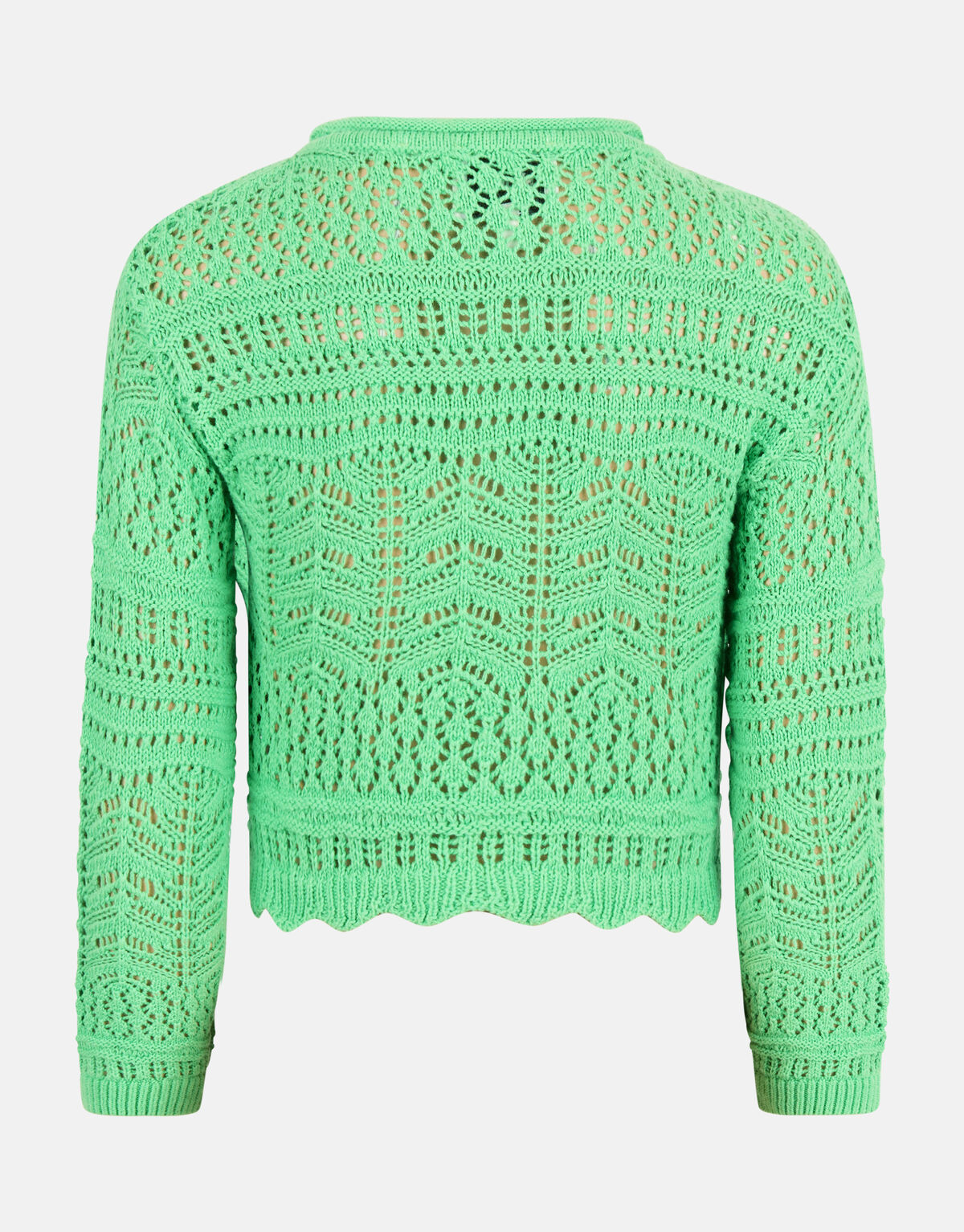 Crochet Trui Groen SHOEBY GIRLS