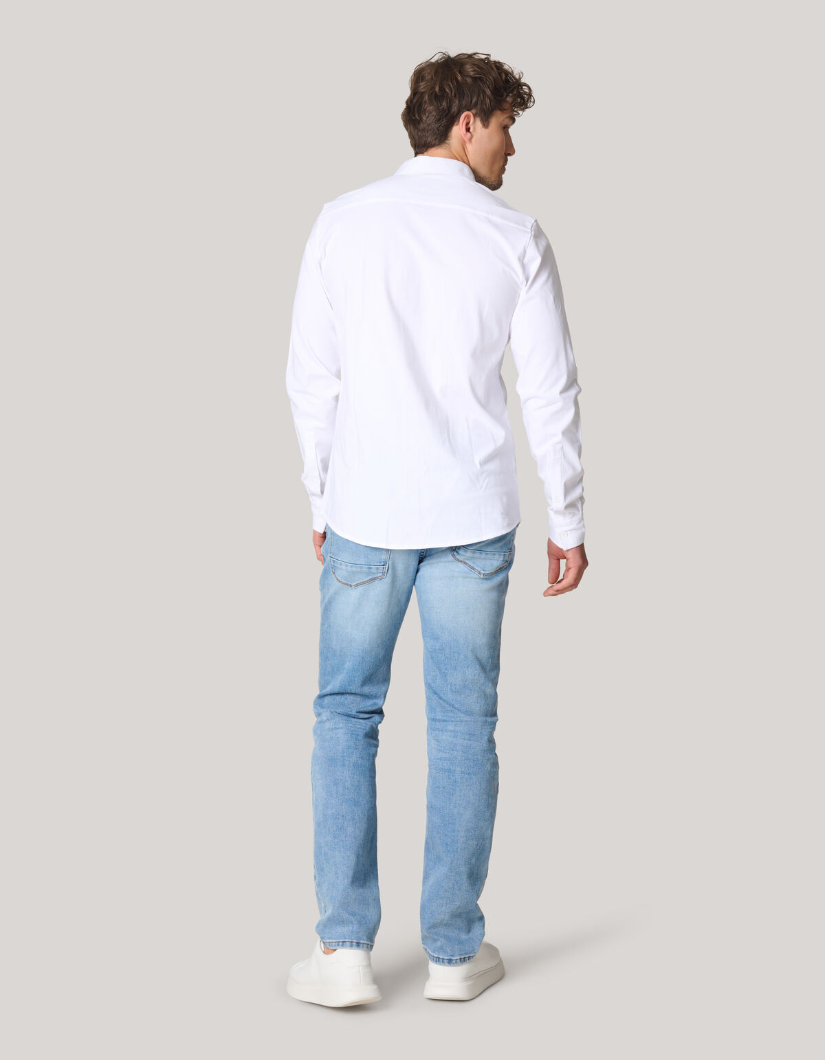 Jersey T-shirt Wit SHOEBY MEN