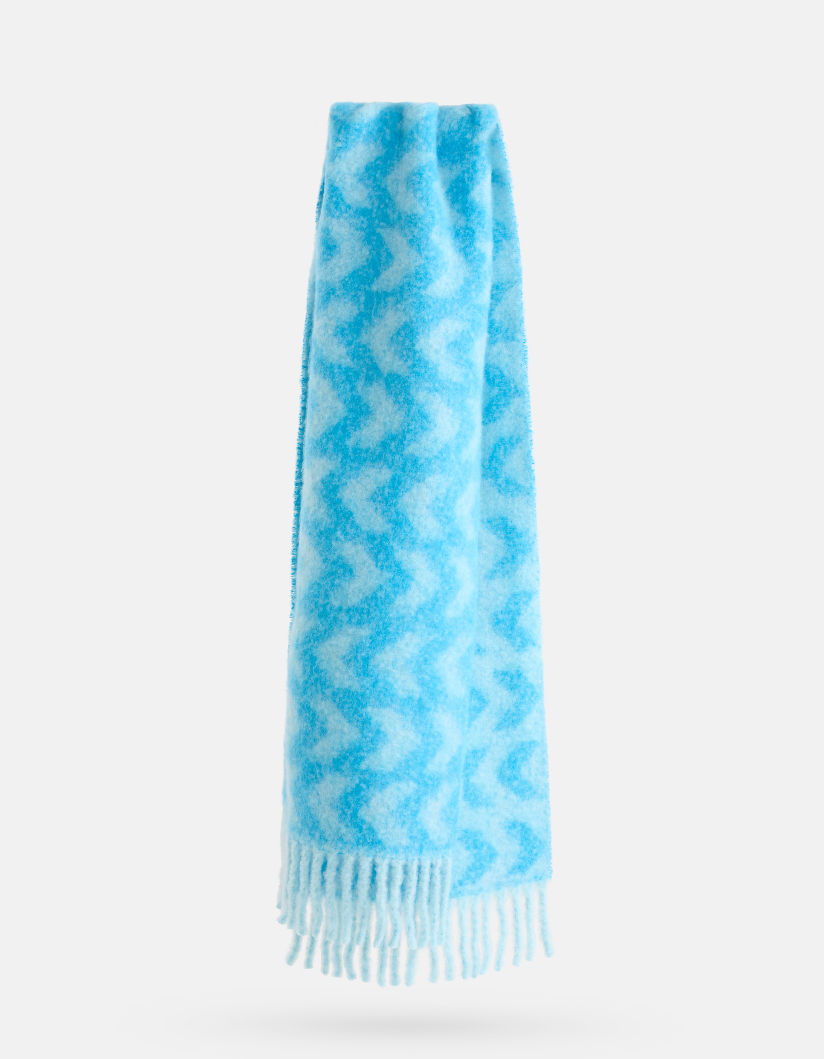 Gebreide Sjaal Blauw SHOEBY ACCESSOIRES