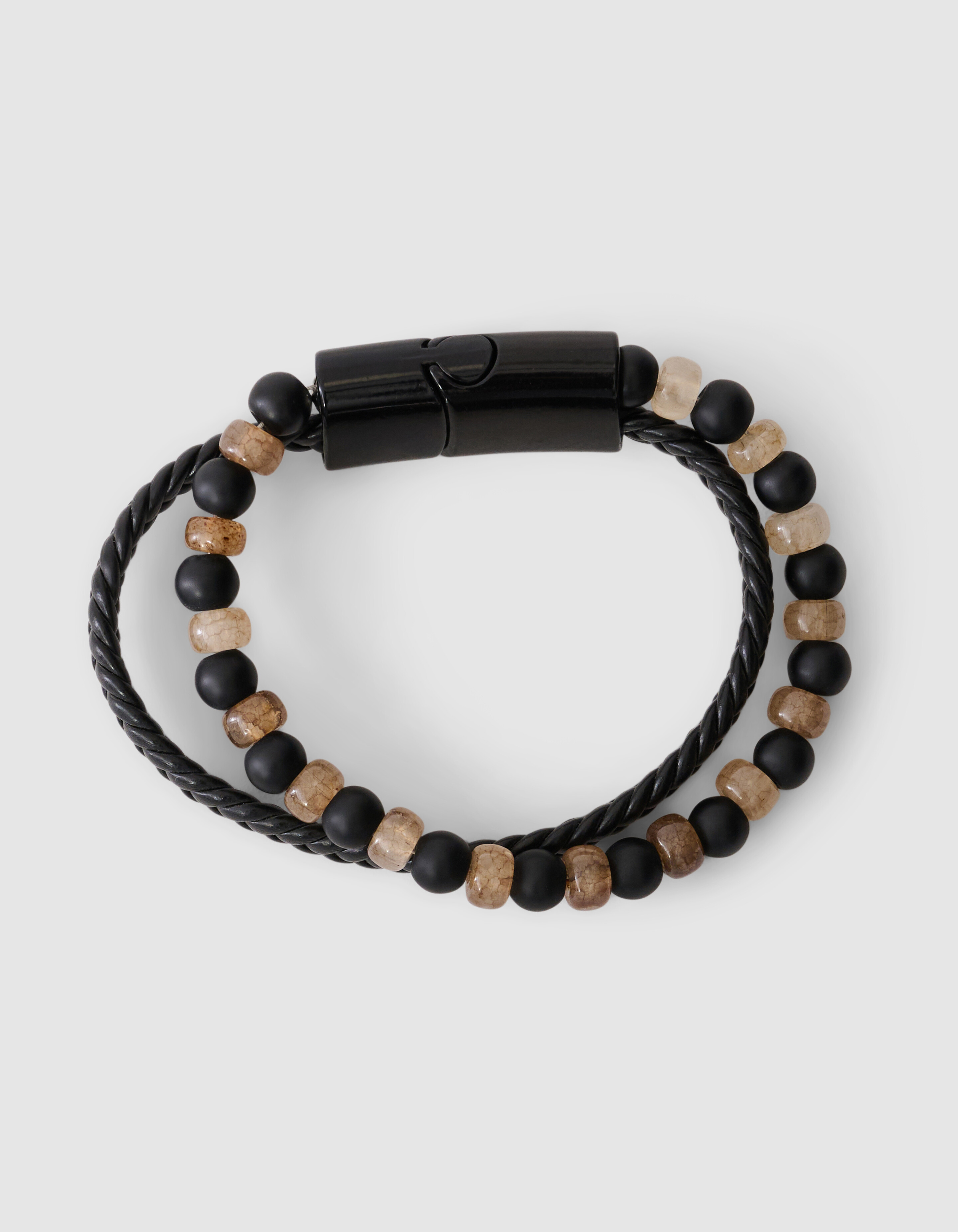 Beaded Armbanden Set Lichtbruin SHOEBY ACCESSOIRES