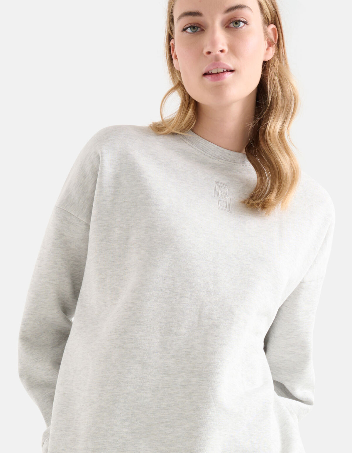 Basis Sweater Grijs SHOEBY WOMEN