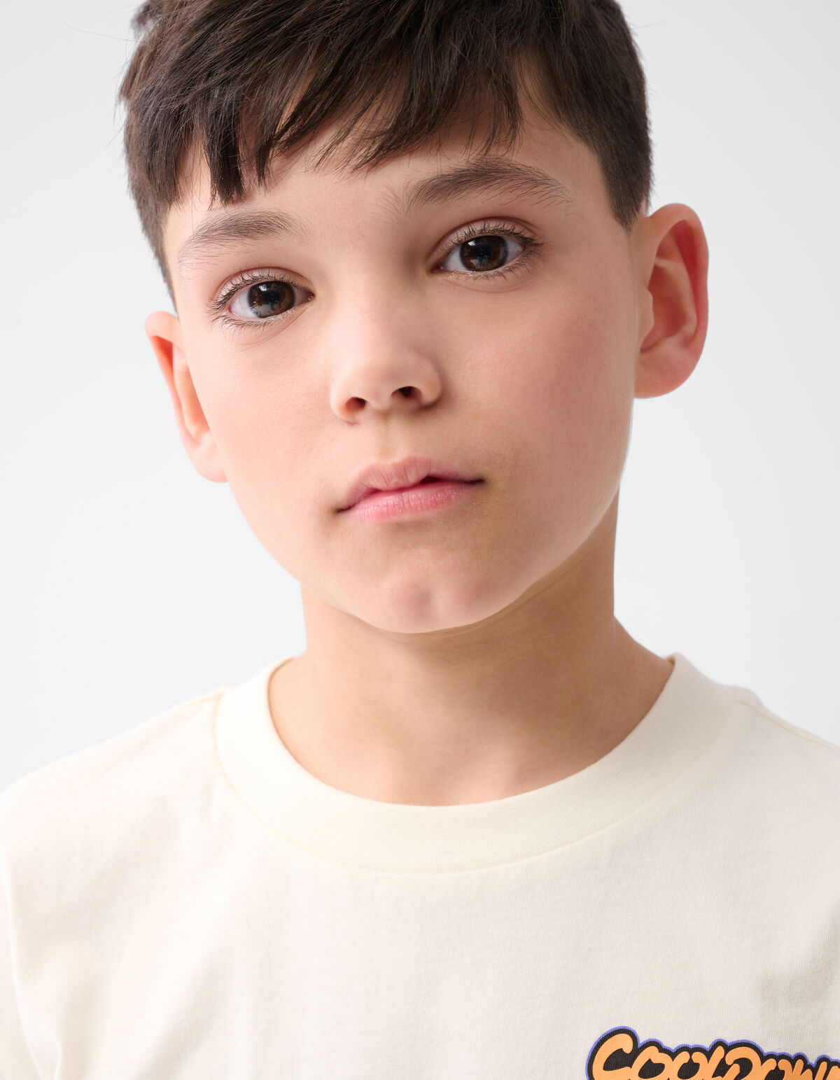 Cooldown Artwork T-shirt Gebroken Wit SHOEBY BOYS