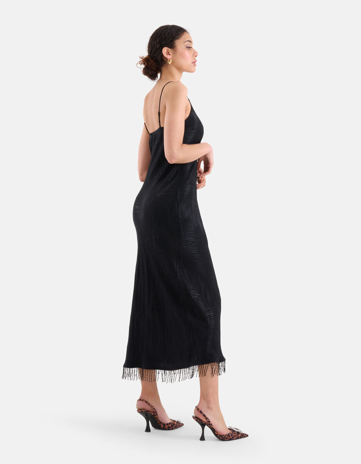 Fringe Jurk Zwart SHOEBY WOMEN