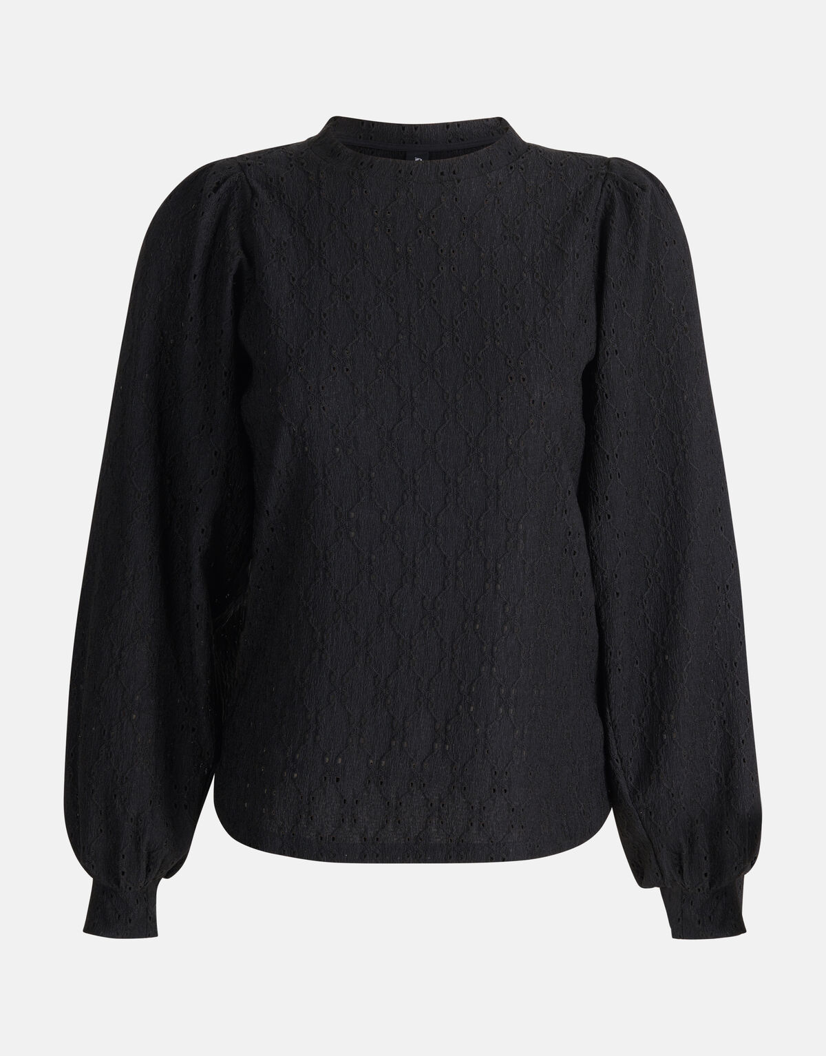 Embroidery Blouse Zwart SHOEBY WOMEN