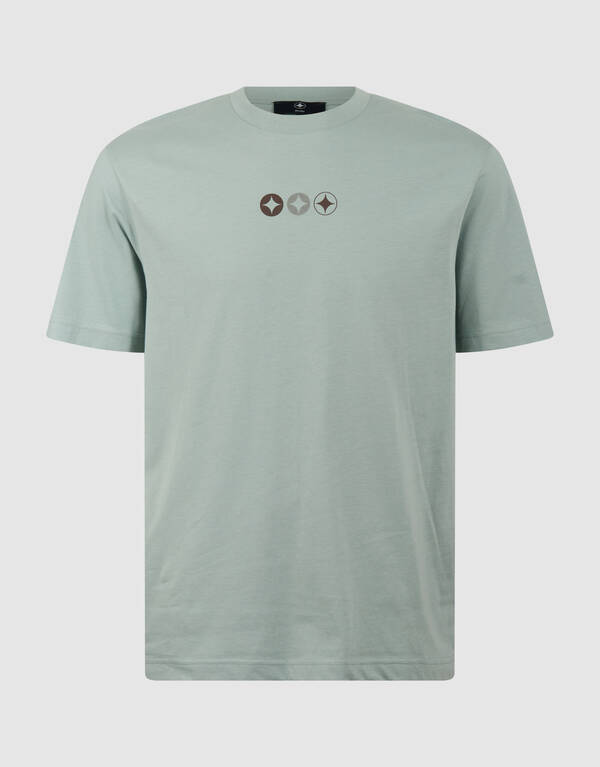 Spark Logo Artwork T-shirt Lichtgroen SHOEBY MEN