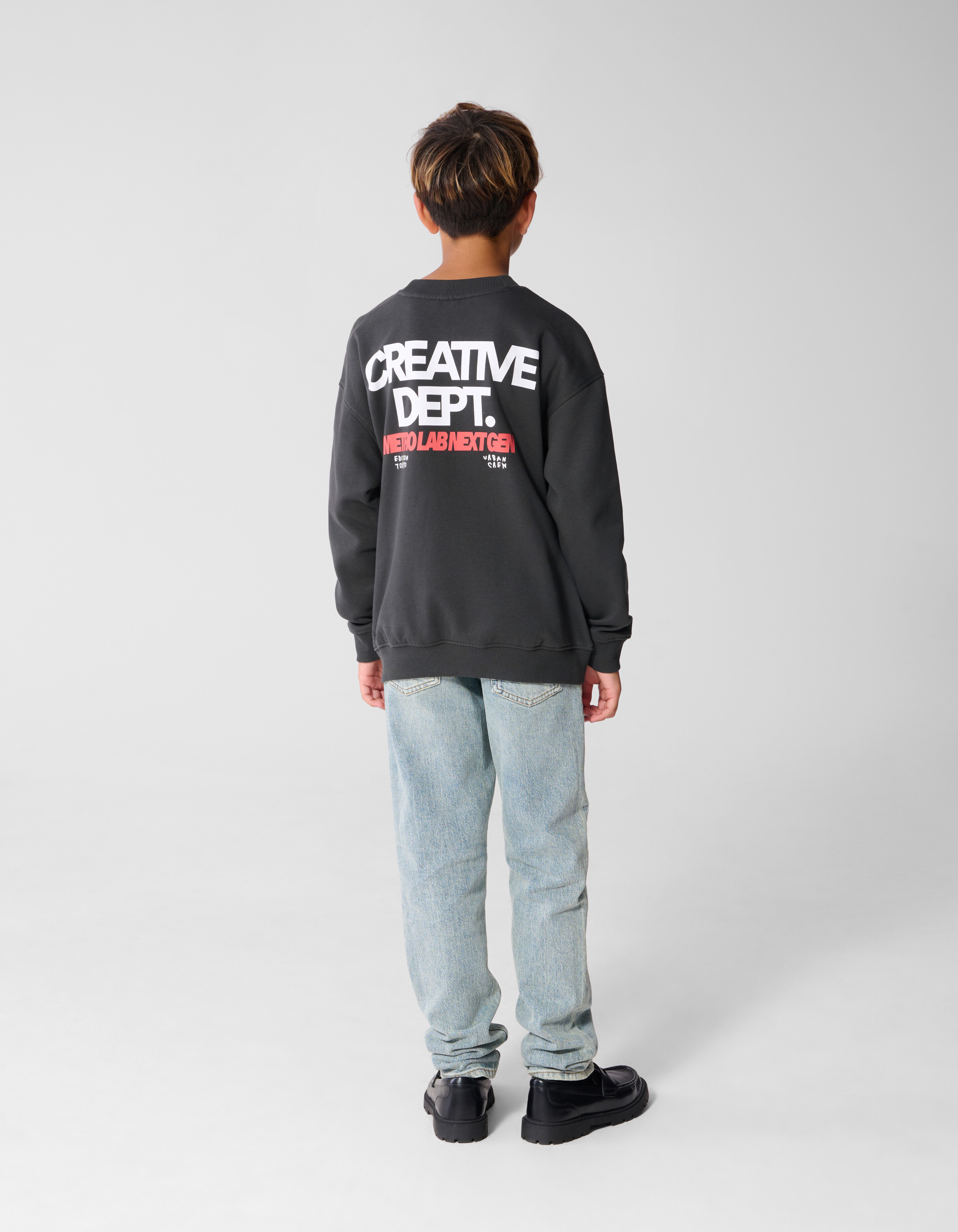 Next Gen Sweater Donkergrijs SHOEBY BOYS