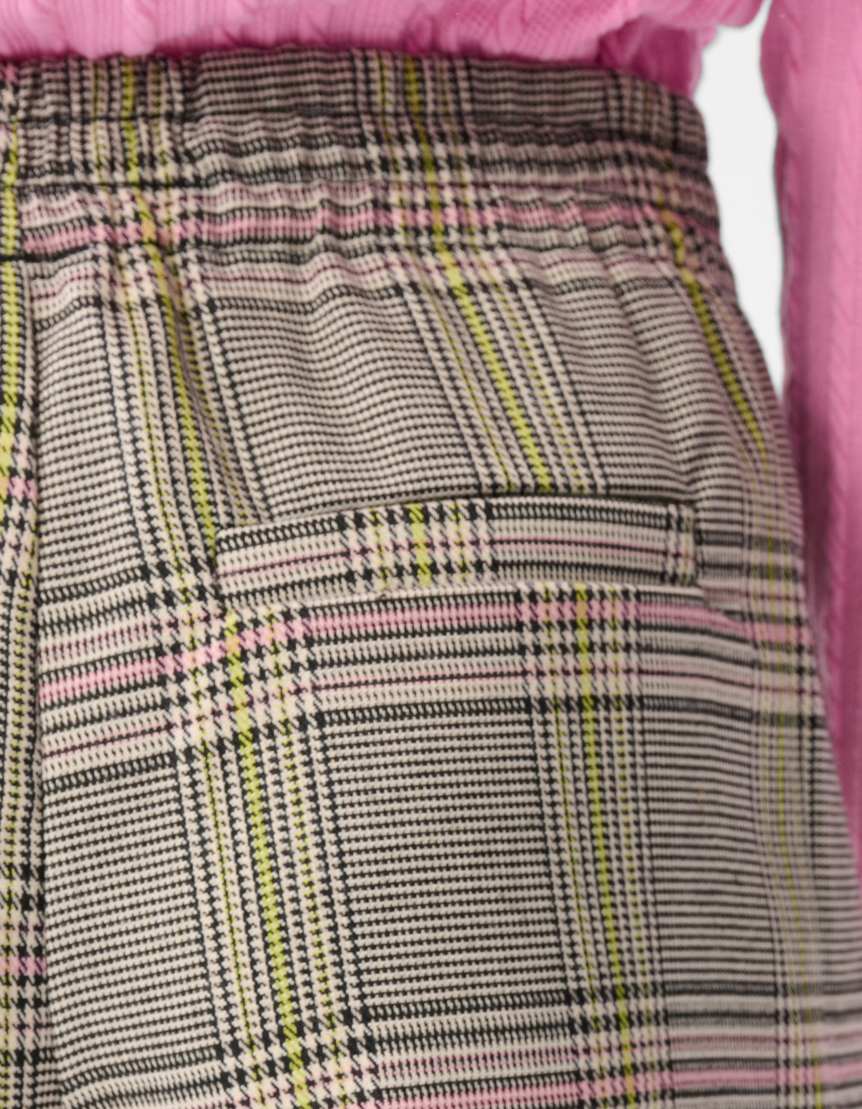 Ruiten Wide Leg Broek Gebroken Wit SHOEBY GIRLS