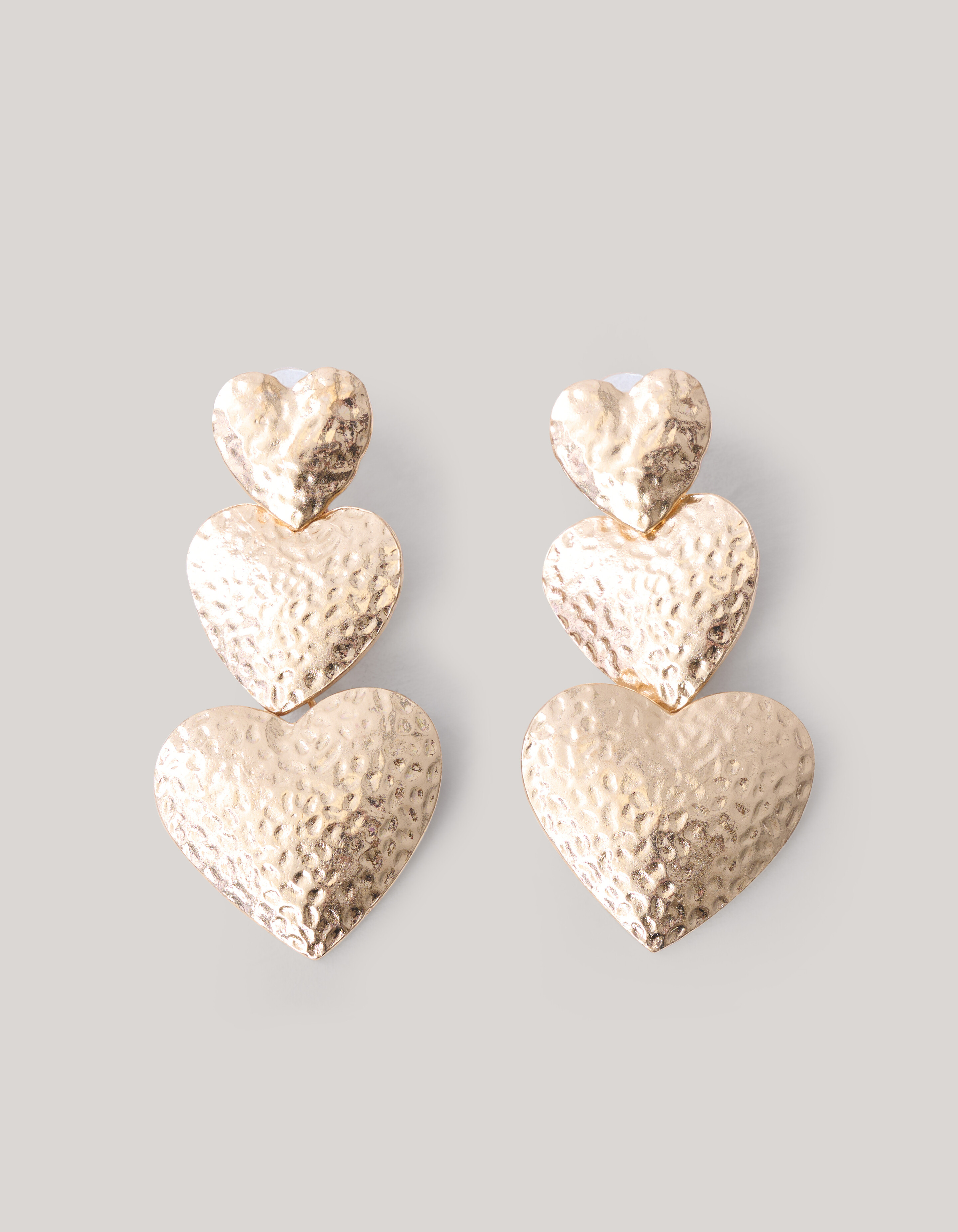 Heart Oorbellen Goud SHOEBY ACCESSOIRES