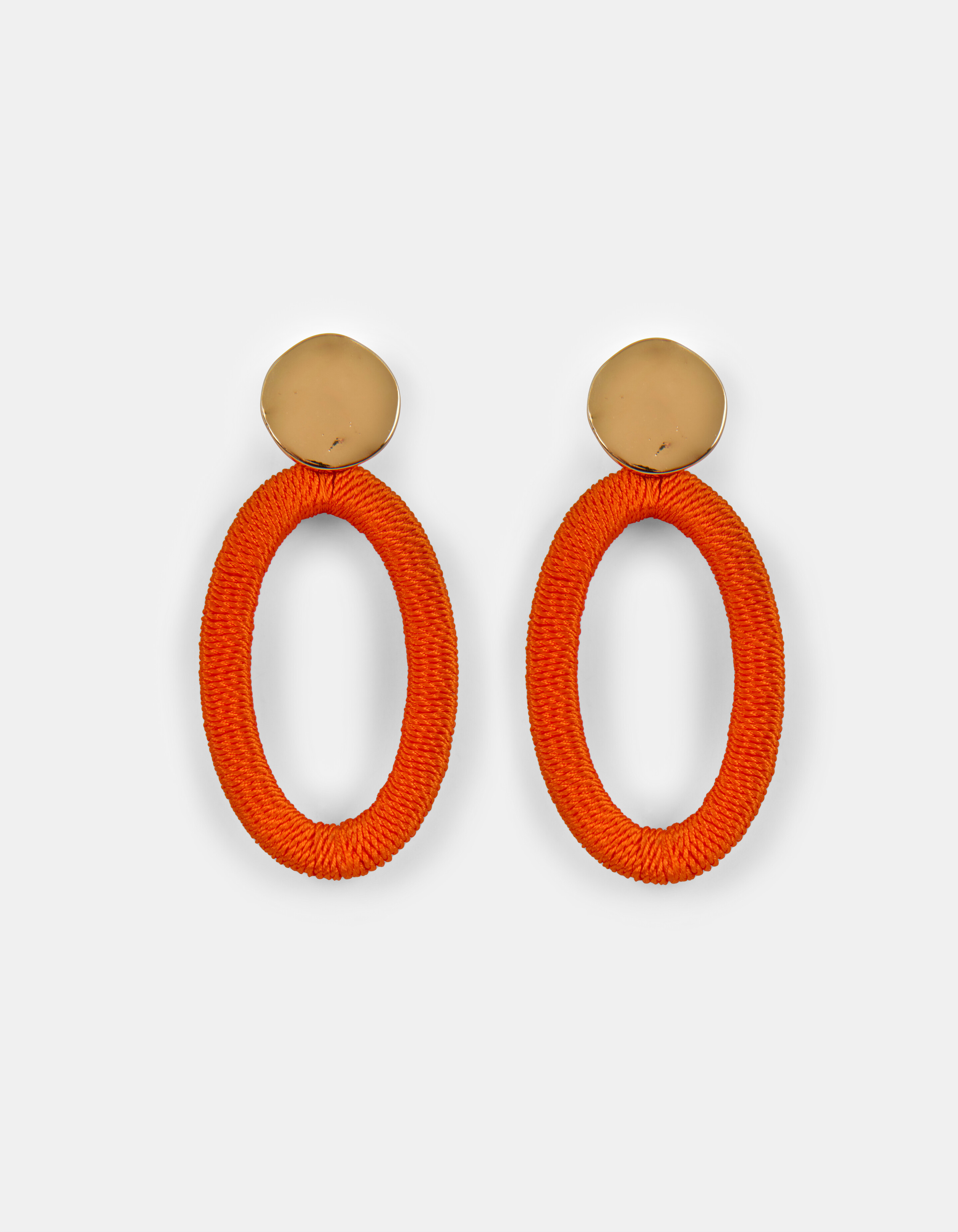 Round Woven Oorbellen ACCESSOIRES SHOEBY