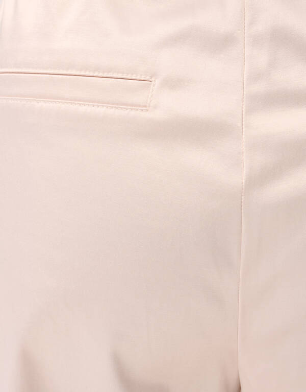 Satijnen Wide Leg Broek Zand SHOEBY WOMEN