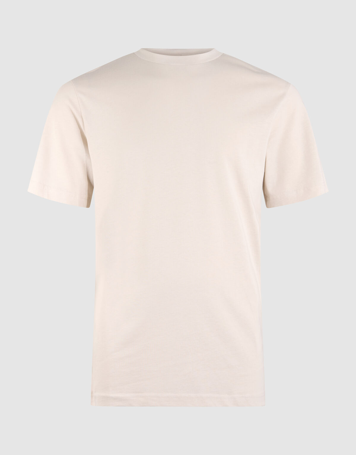 Line Artwork T-shirt Lichtgrijs SHOEBY MEN