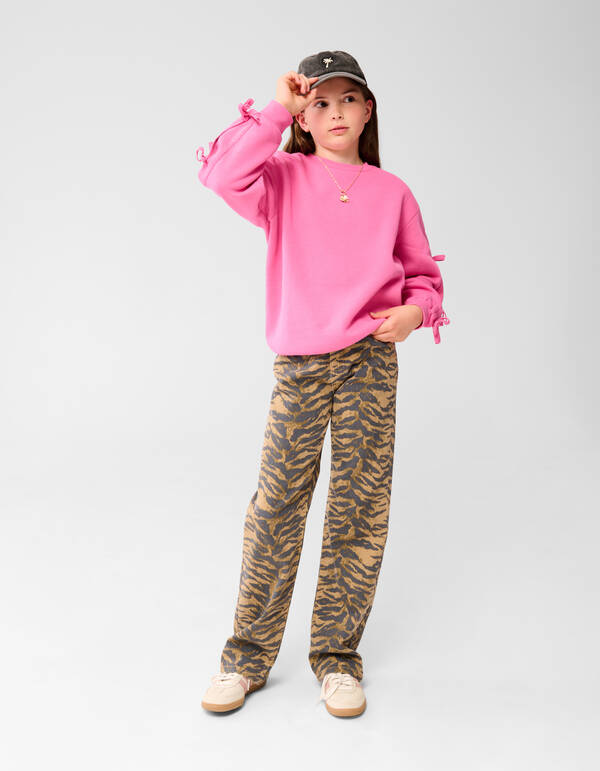 Oversized Strik Sweater Roze SHOEBY GIRLS